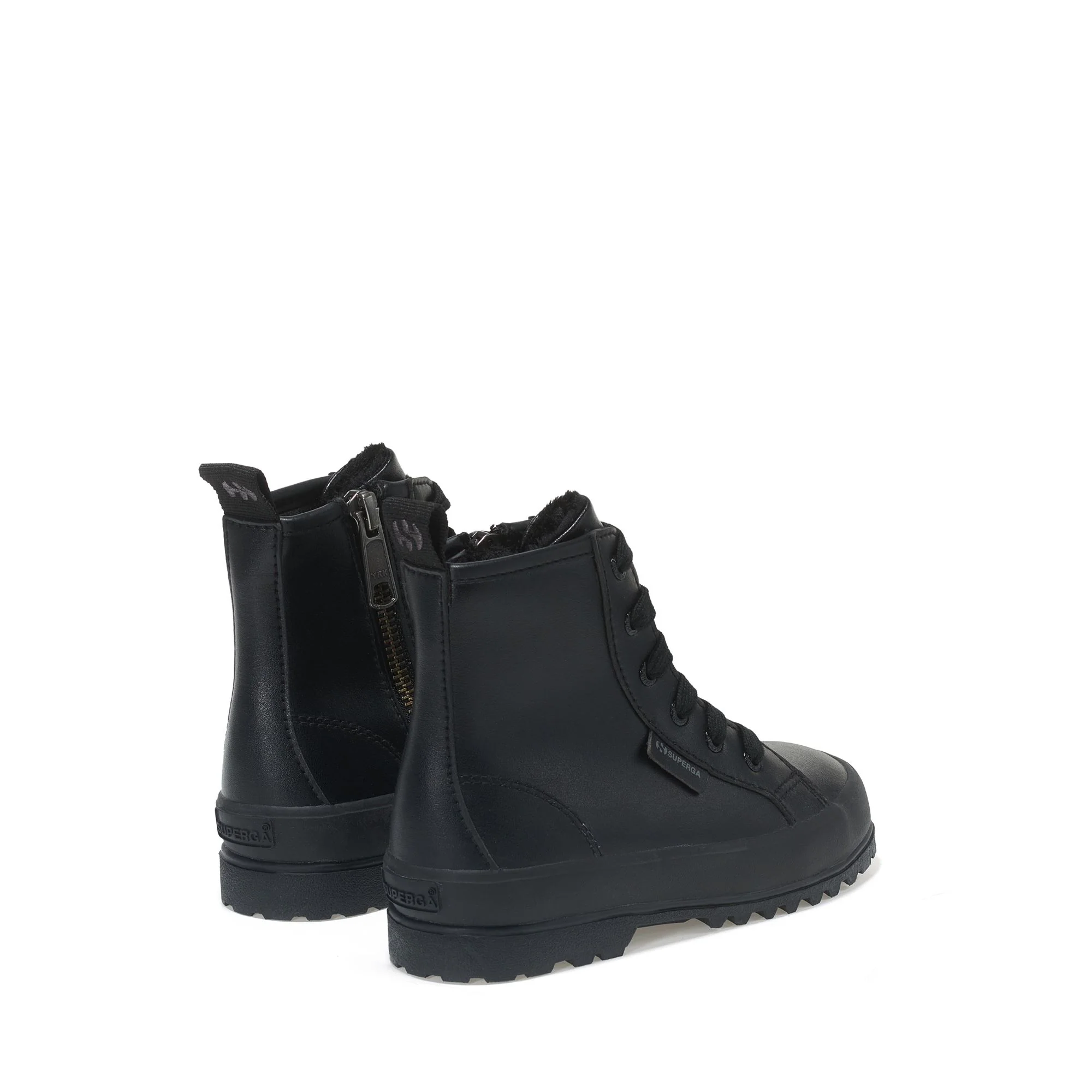 2643 KIDS ALPINA VEGAN MATERIAL - Ankle Boots - Zip - Kid unisex - Total Black - Image 3