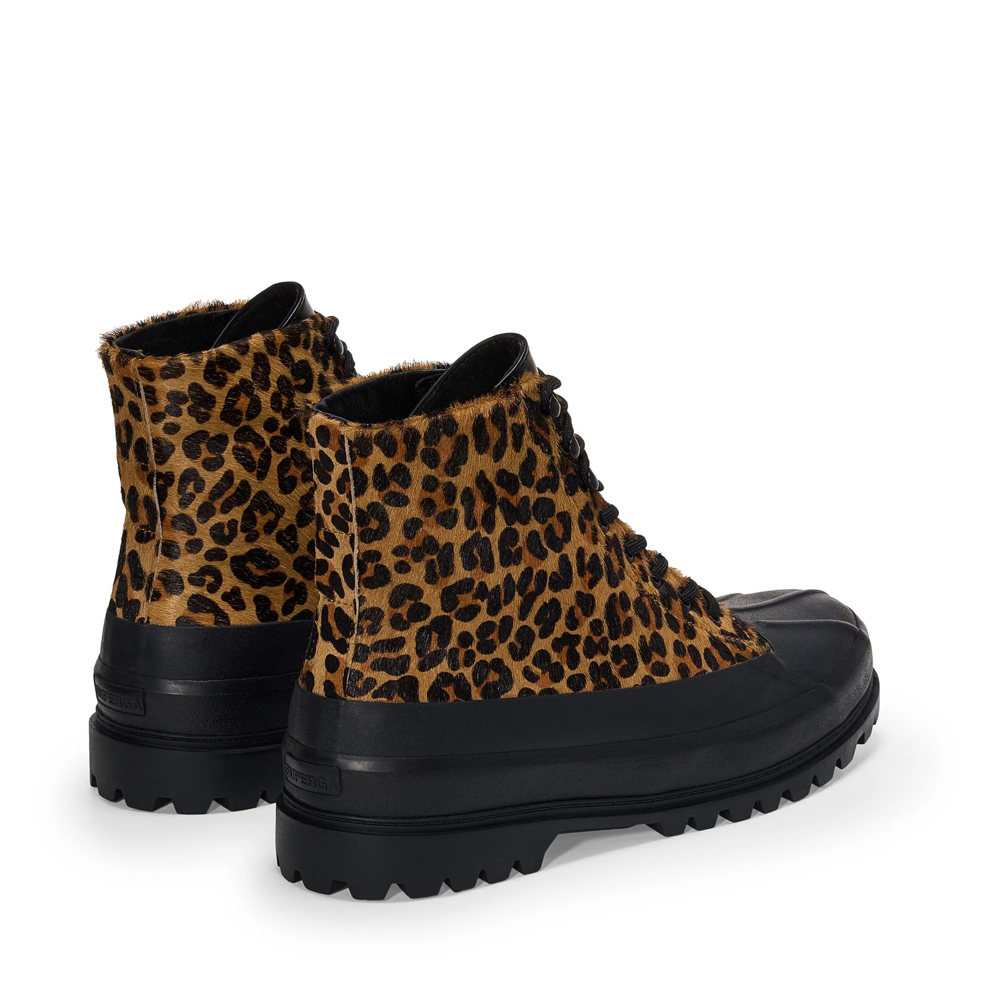 3343 ALPINA DUCK CALFHAIR - Ankle Boots - Mid Cut - Unisex - Leopard print-Black - Image 3