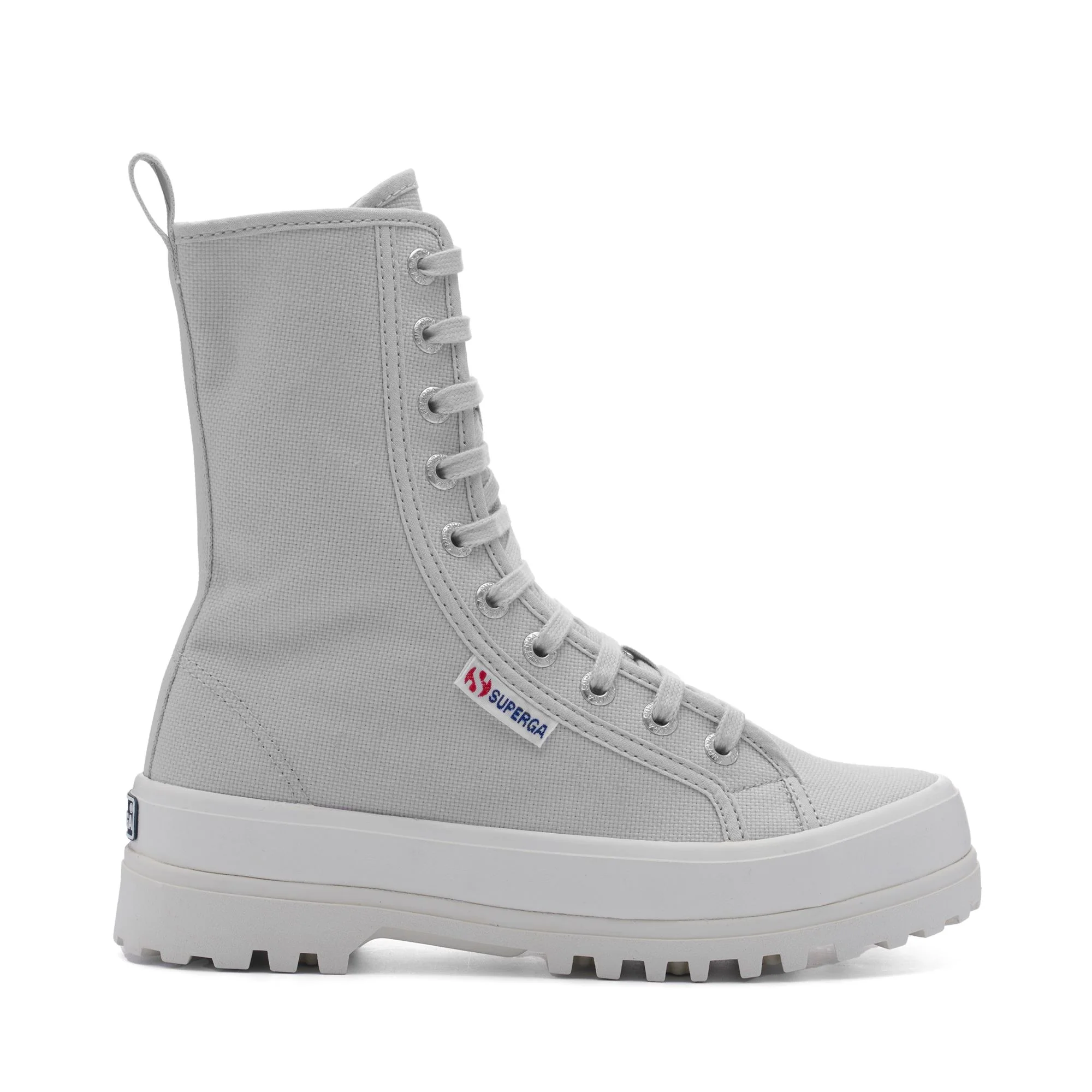 2641 ALPINA HIGH - Ankle Boots - Laced - Woman - Grey Silver-FAvorio