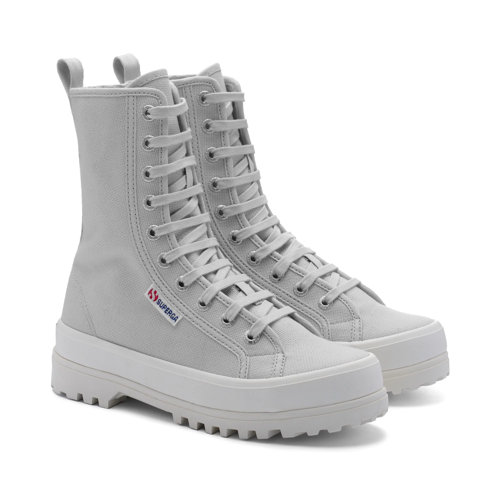 2641 ALPINA HIGH - Ankle Boots - Laced - Woman - Grey Silver-FAvorio - Image 2