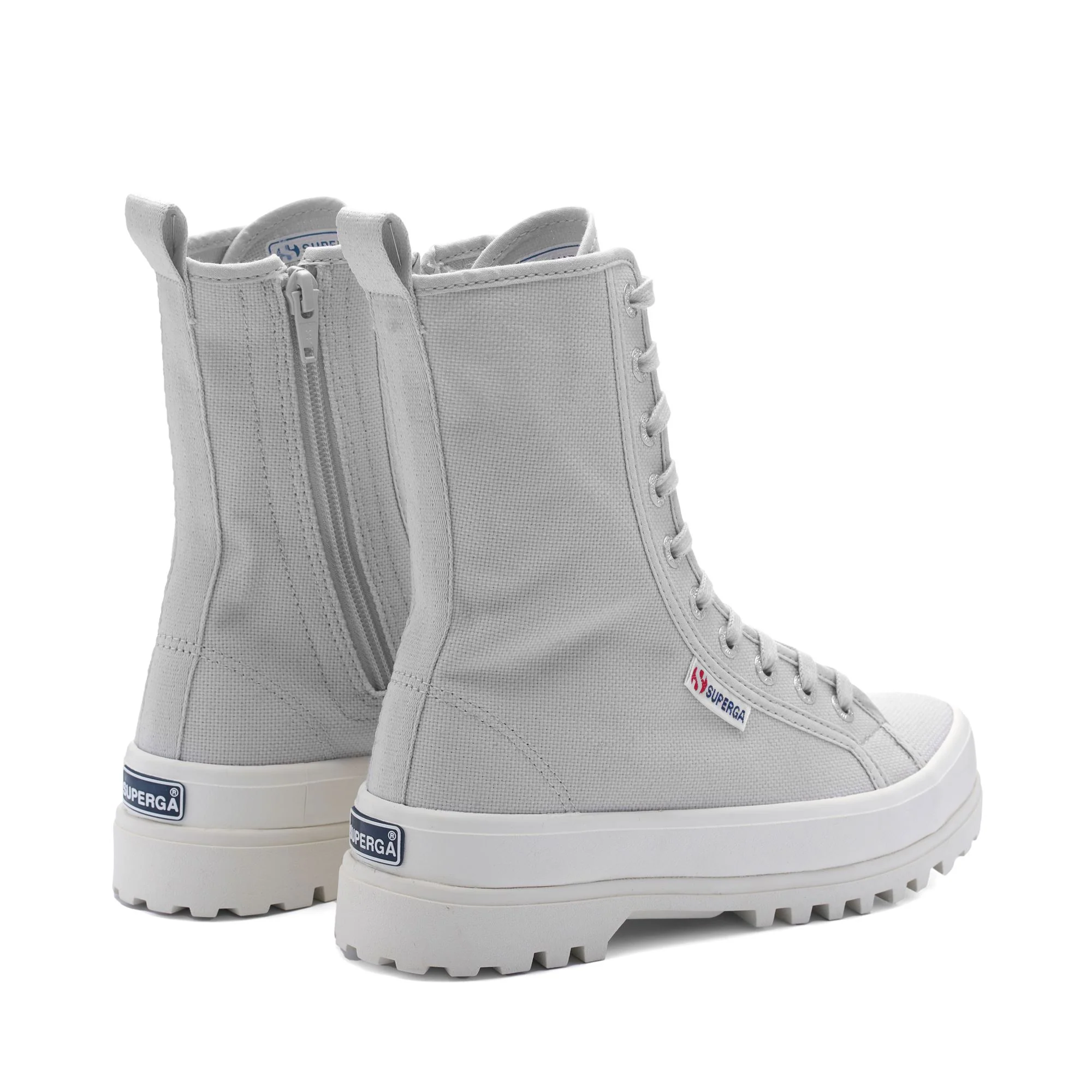 2641 ALPINA HIGH - Ankle Boots - Laced - Woman - Grey Silver-FAvorio - Image 3