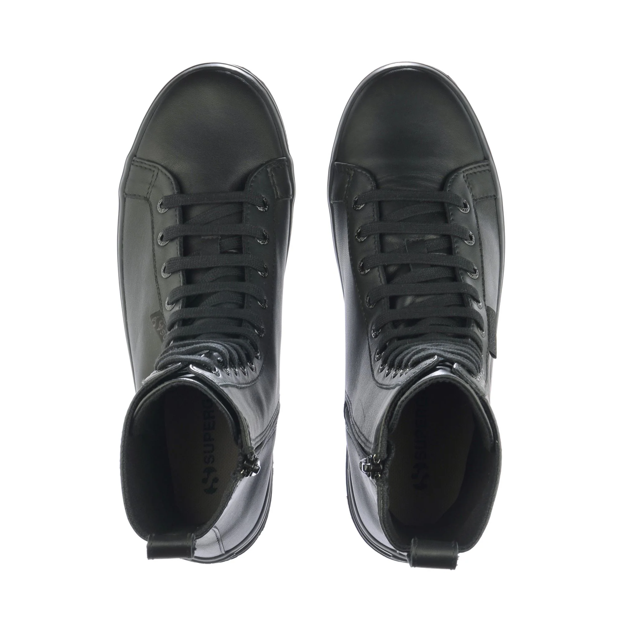 2641 ALPINA HIGH NAPPA - Ankle Boots - Laced - Woman - Total Black-Black - Image 4