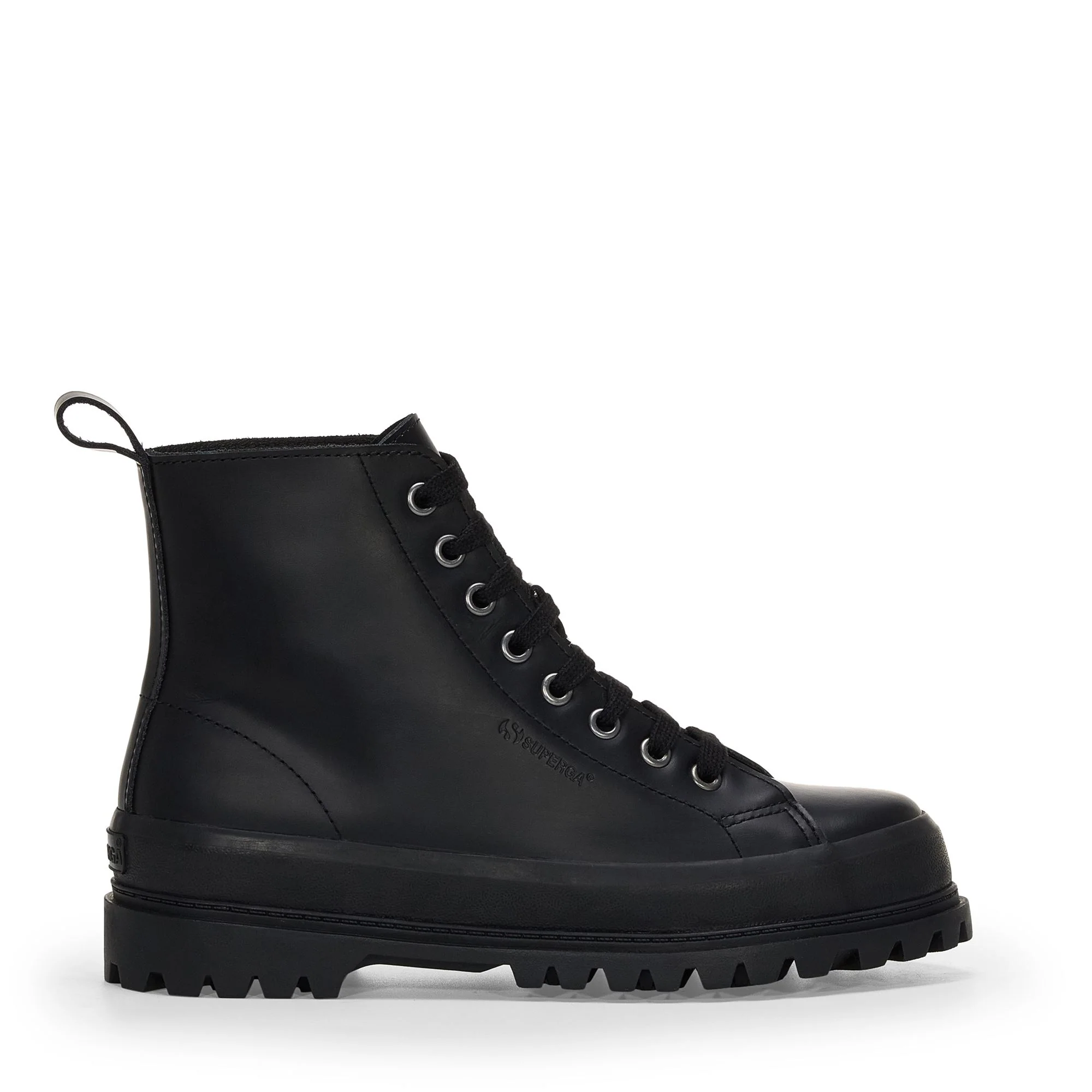 2644 ALPINA BOX LEATHER - Ankle Boots - Laced - Woman - Black