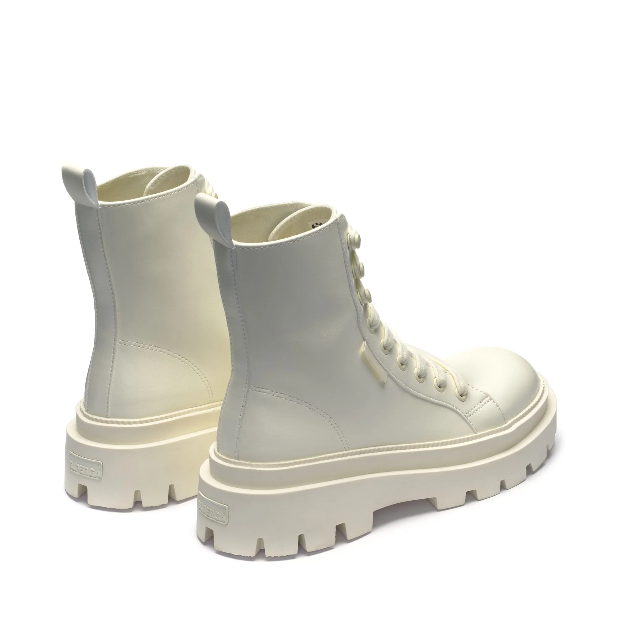 3051 ALPINA APEX HIGH VEGAN MATERIAL - Ankle Boots - Laced - Woman - Total Beige Natural - Image 3