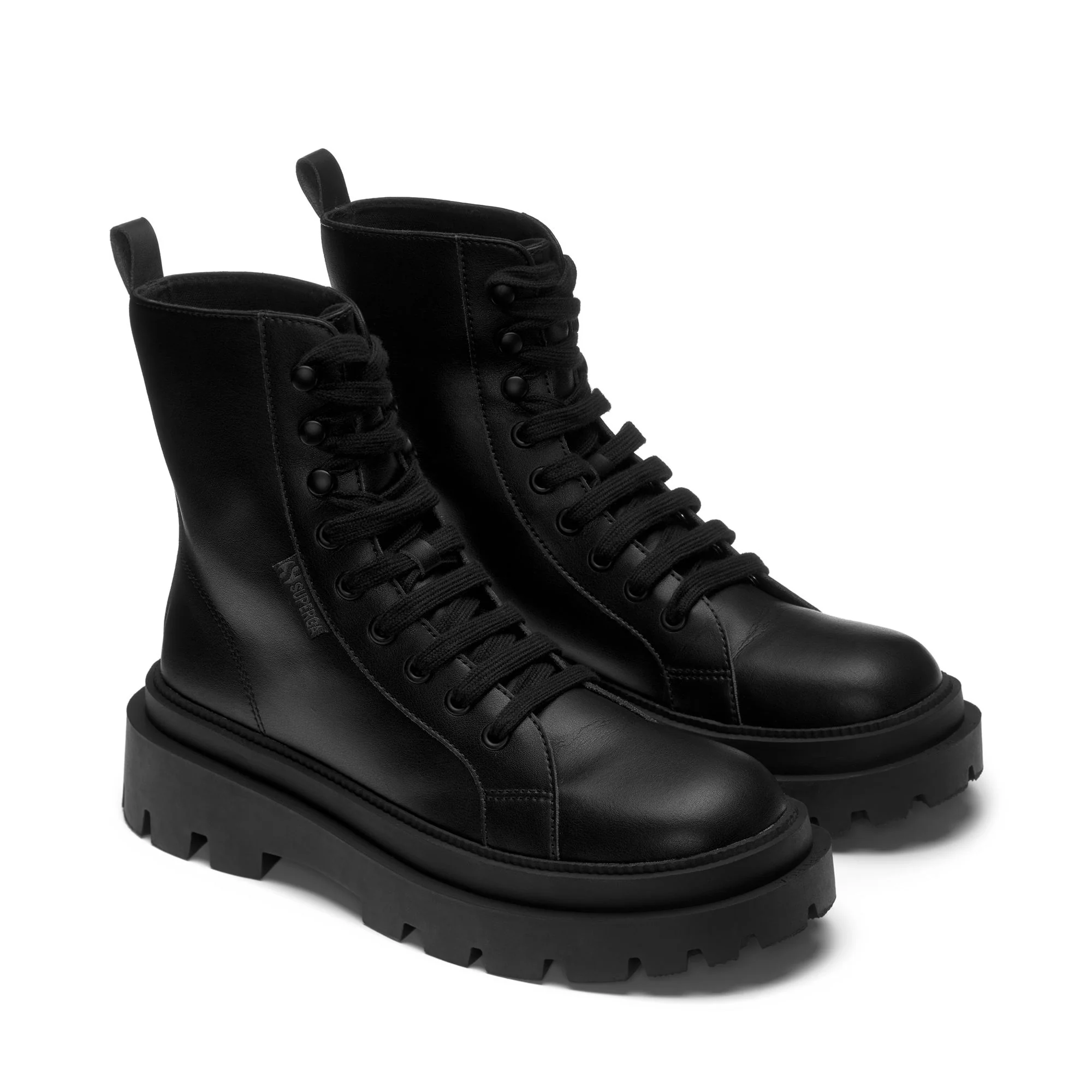 3051 ALPINA APEX HIGH VEGAN MATERIAL - Ankle Boots - Laced - Woman - Total Black - Image 2