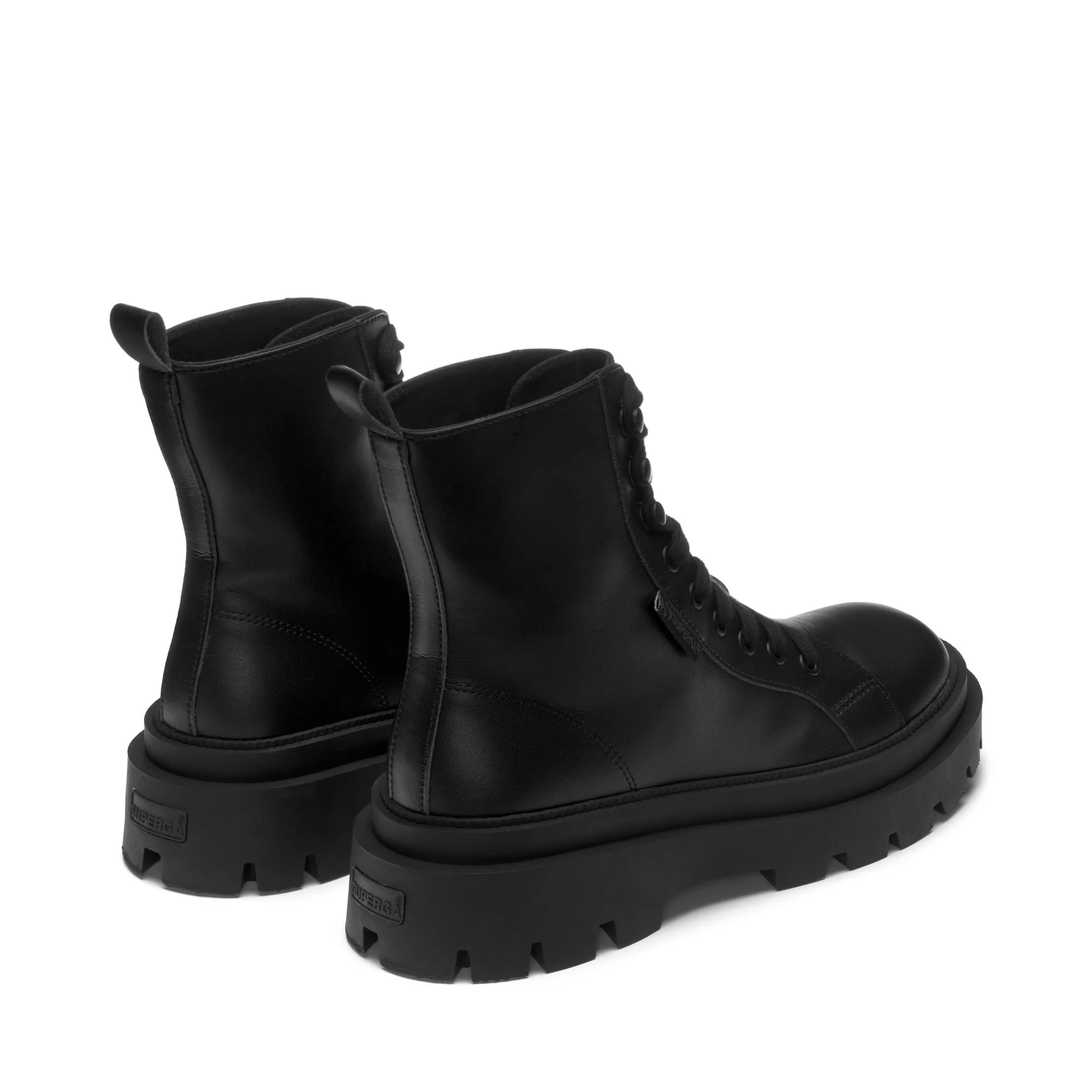 3051 ALPINA APEX HIGH VEGAN MATERIAL - Ankle Boots - Laced - Woman - Total Black - Image 3