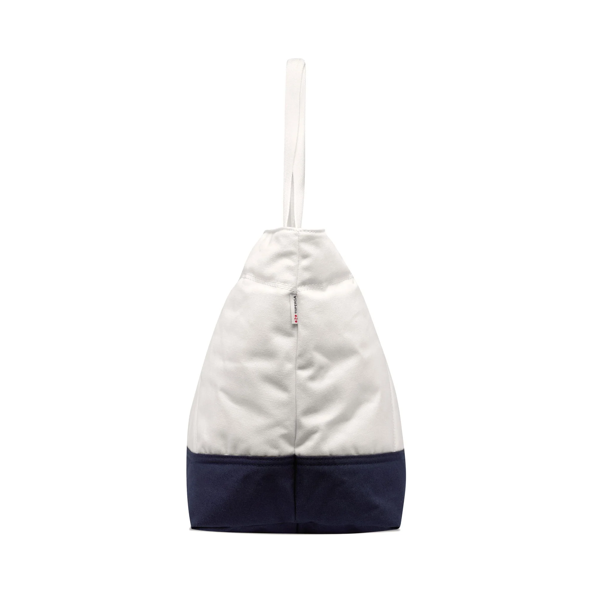 TENNIS MATCH PADDED TOTE BAG - Bags - Tote Bag - Unisex - White Avorio-Navy - Image 3
