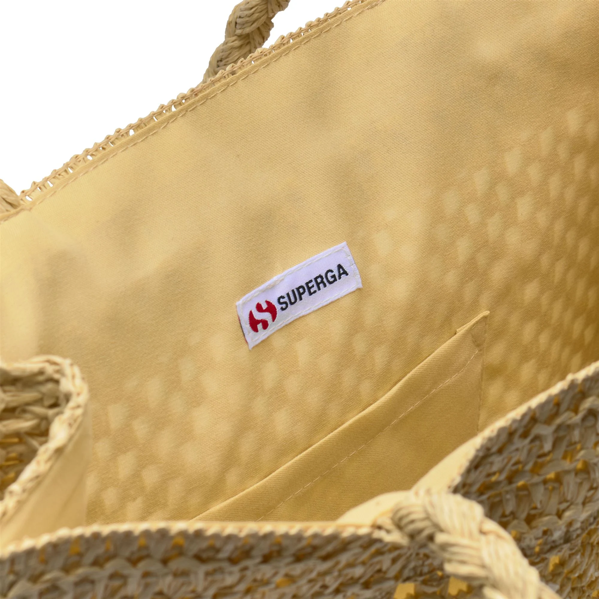 TOTE BAG SQUARE RAFFIA - Bags - Tote Bag - Woman - Beige Ecru - Image 4