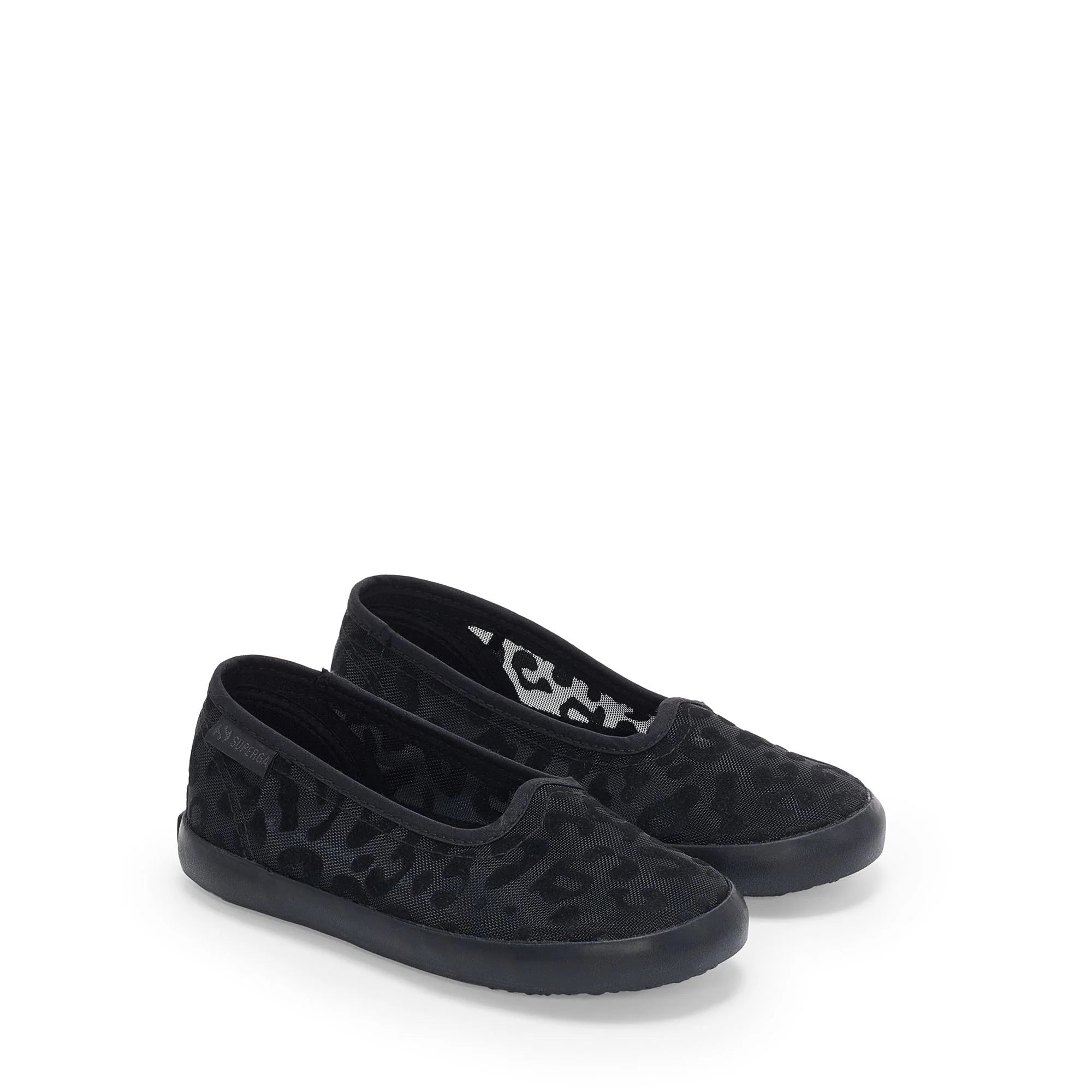 2441 KIDS BALLERINA NET LEOPARD - Ballerine - Ballerina - Girl - Black-Black - Image 2