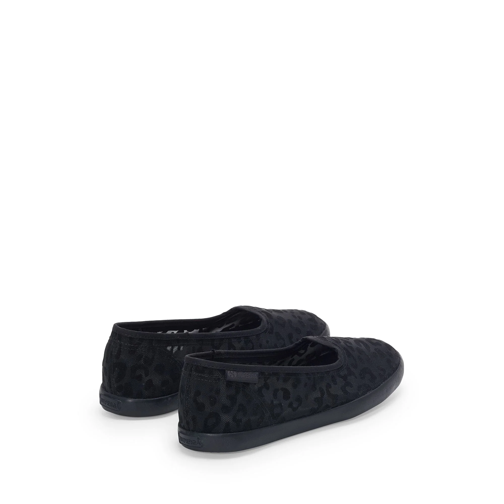 2441 BALLERINA NET LEOPARD - Ballerine - Ballerina - Woman - Black-Black - Image 3