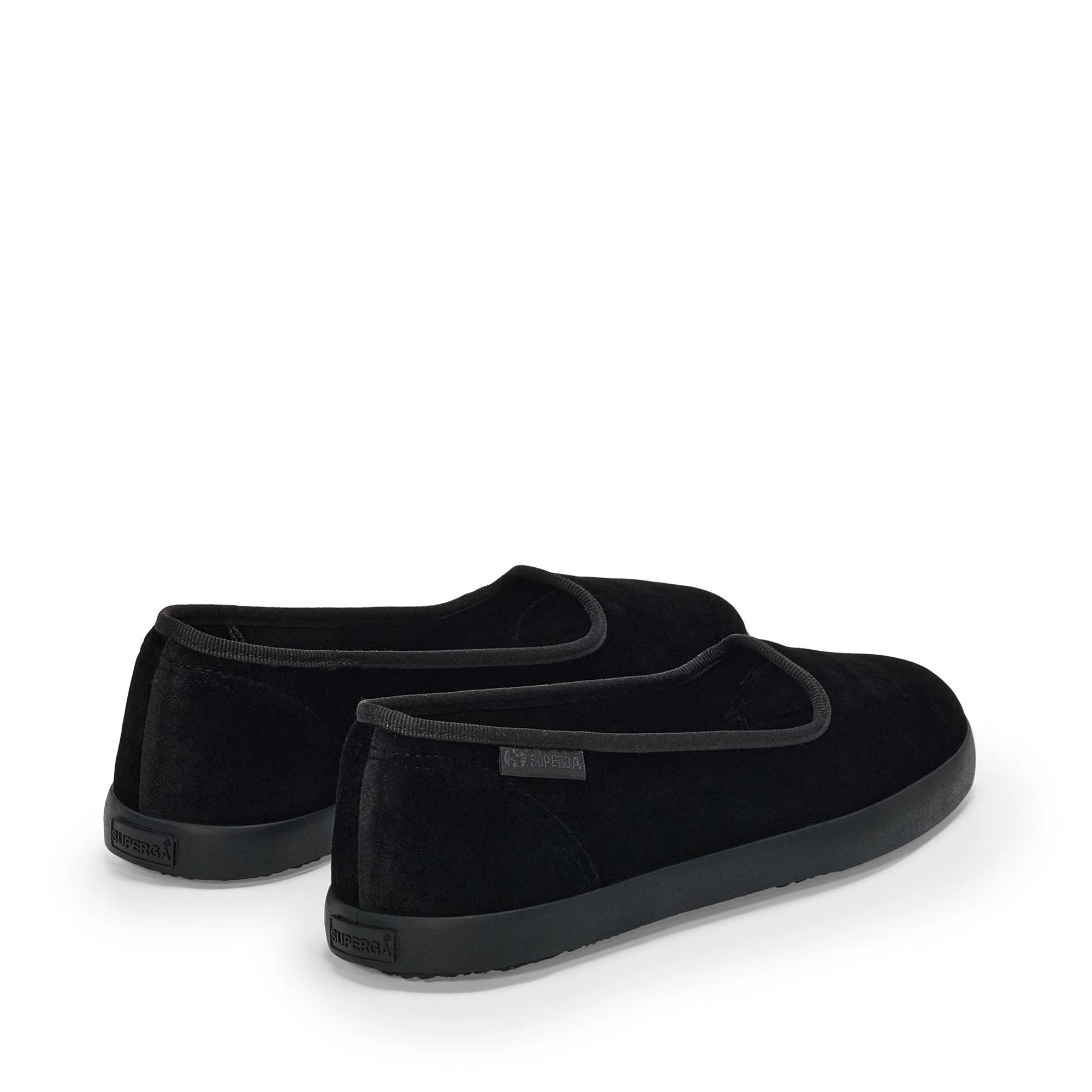 2441 VELVET BALLERINA - Ballerine - Ballerina - Woman - Total Black-Black - Image 3