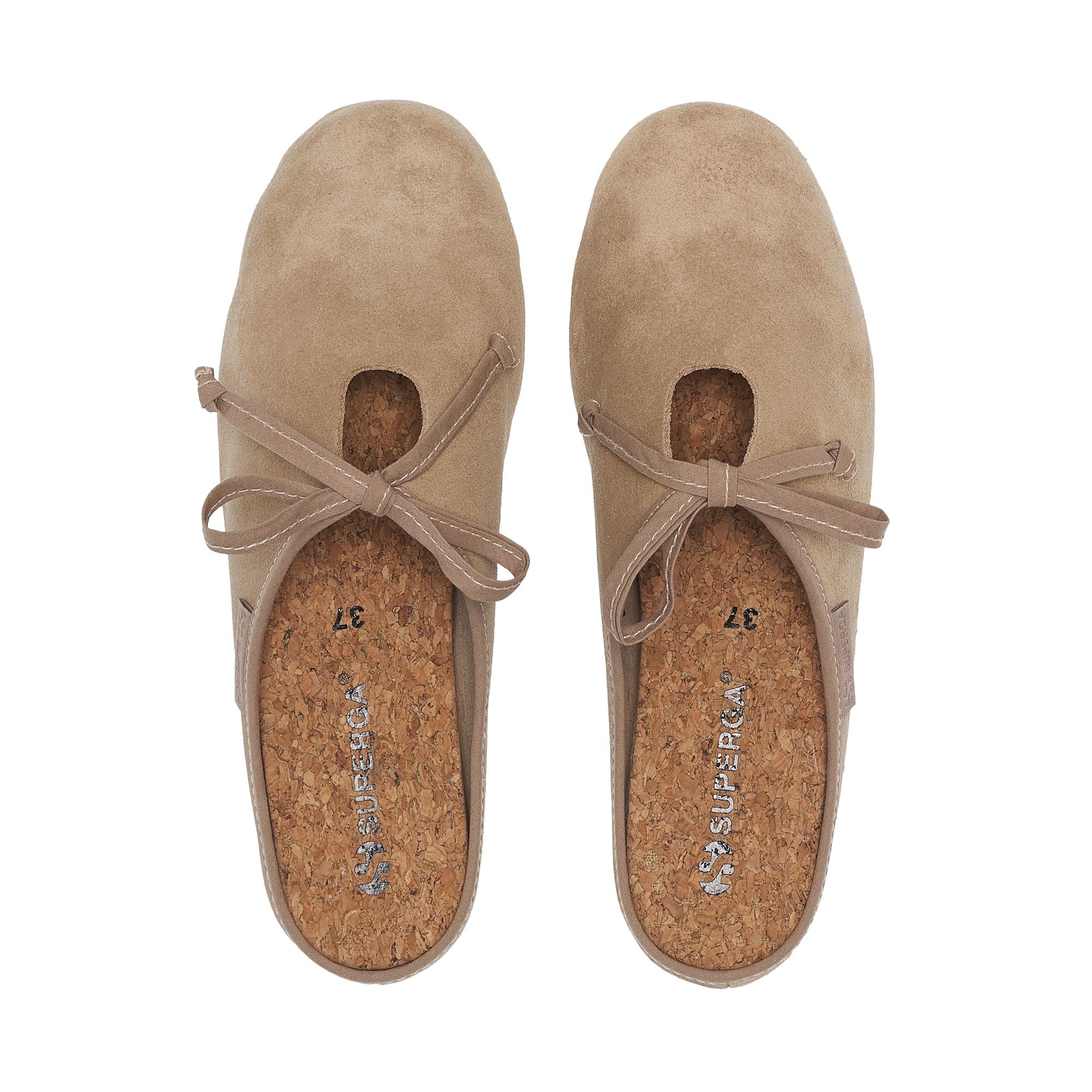 2445 BALLERINA MULE SUEDE - Ballerine - Ballerina - Woman - Beige Fog - Image 4
