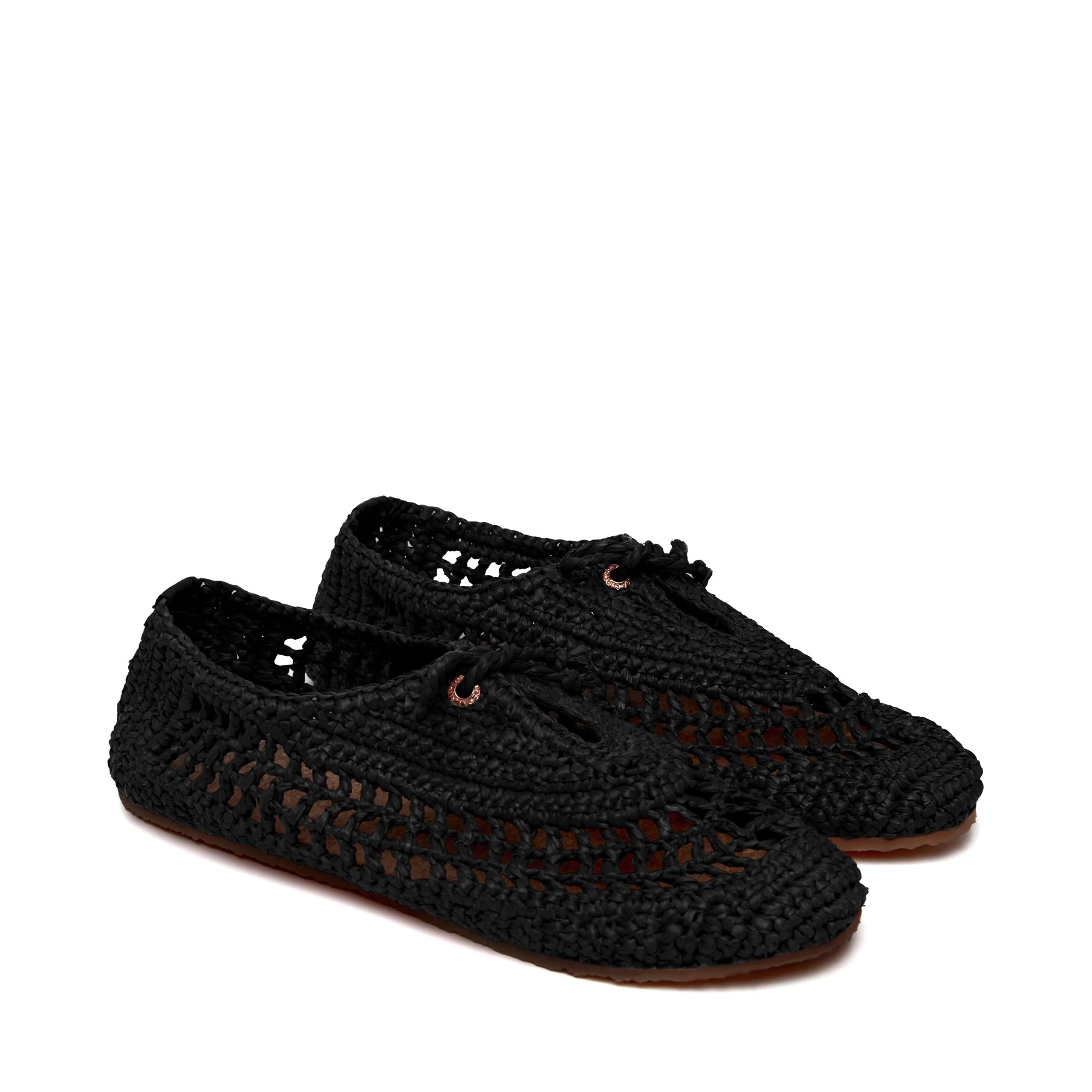 3021 CROCHET BALLERINA - Ballerine - Ballerina - Woman - Black - Image 2