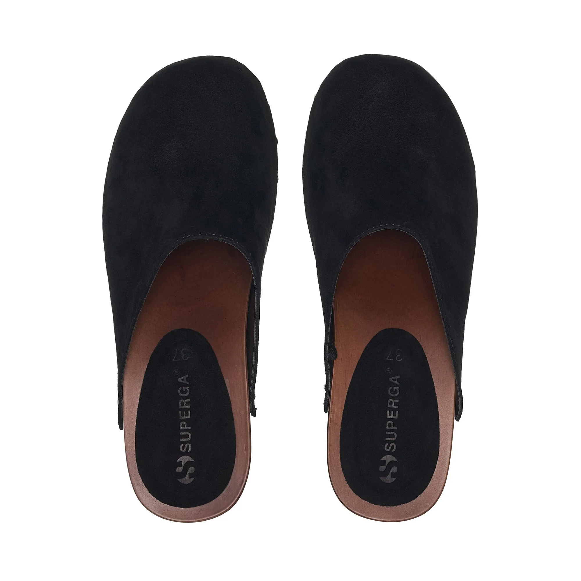3016 SUEDE - Clogs - High Heel - Woman - Total Black - Image 4