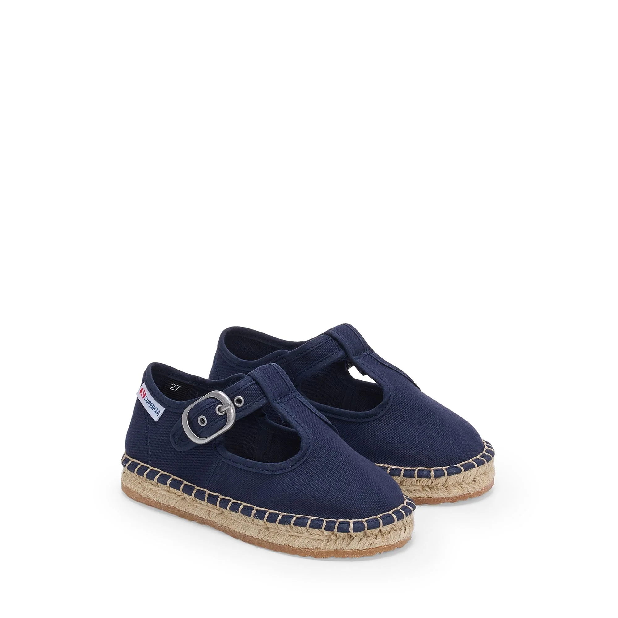 3010 MARY JANE KIDS ESPADRILLAS - Espadrilles - Low Heel - Girl - Blue Navy-Natural - Image 2