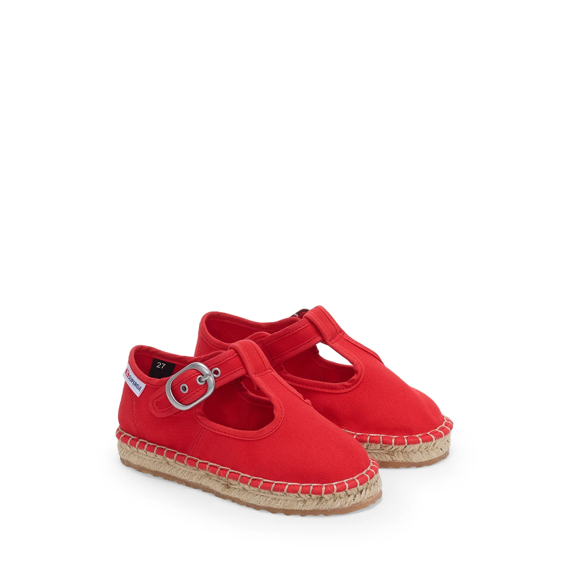 3010 MARY JANE KIDS ESPADRILLAS - Espadrilles - Low Heel - Girl - Red-Natural - Image 2