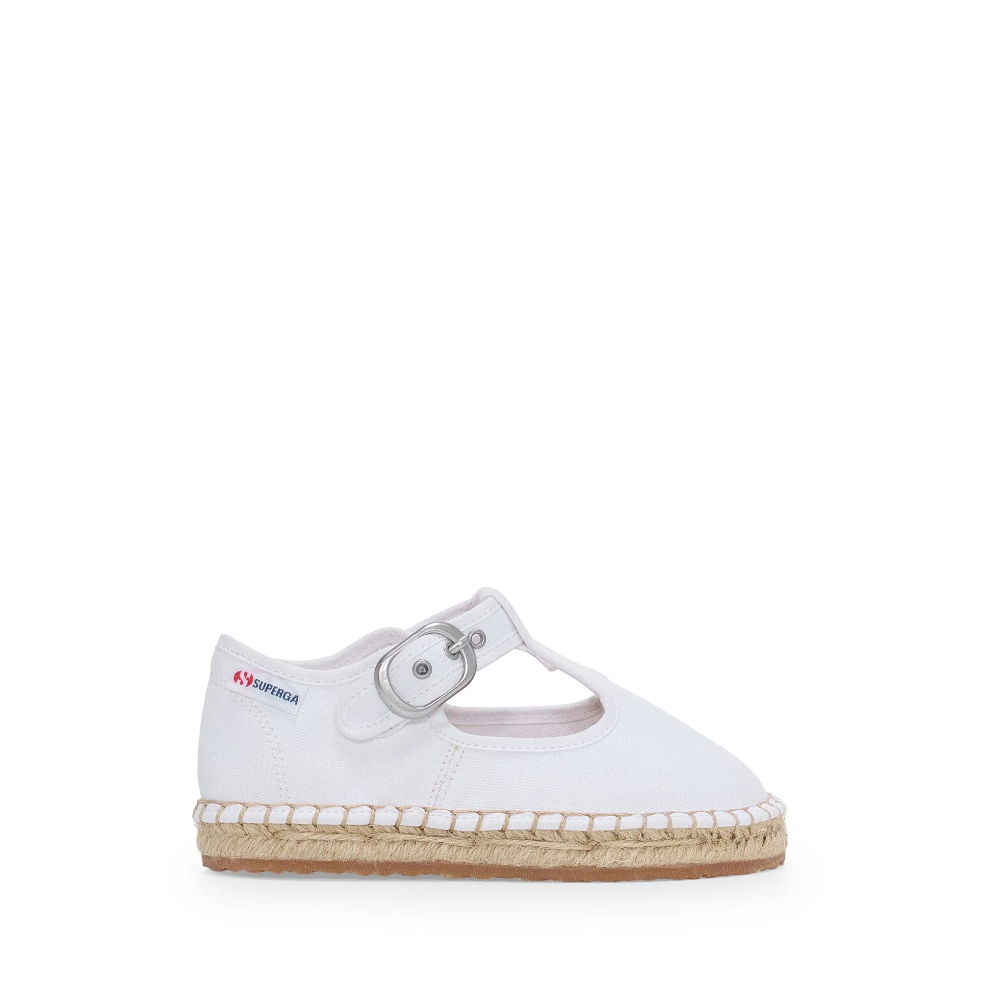 3010 MARY JANE KIDS ESPADRILLAS - Espadrilles - Low Heel - Girl - White-Natural