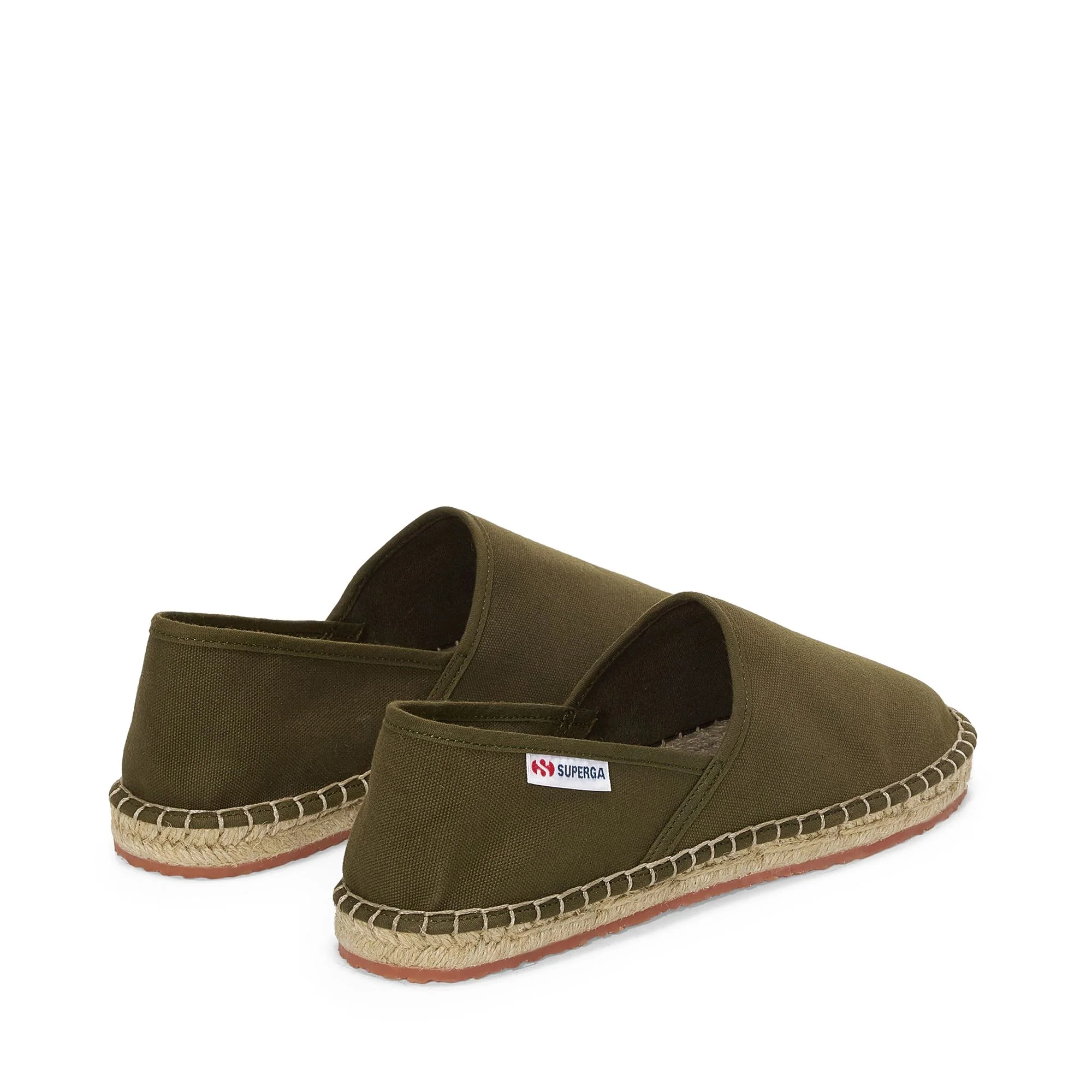 3009 CANVAS ESPADRILLA - Espadrilles - Low Heel - Unisex - Green Dk Olive-Natural-Green Dk Olive - Image 3
