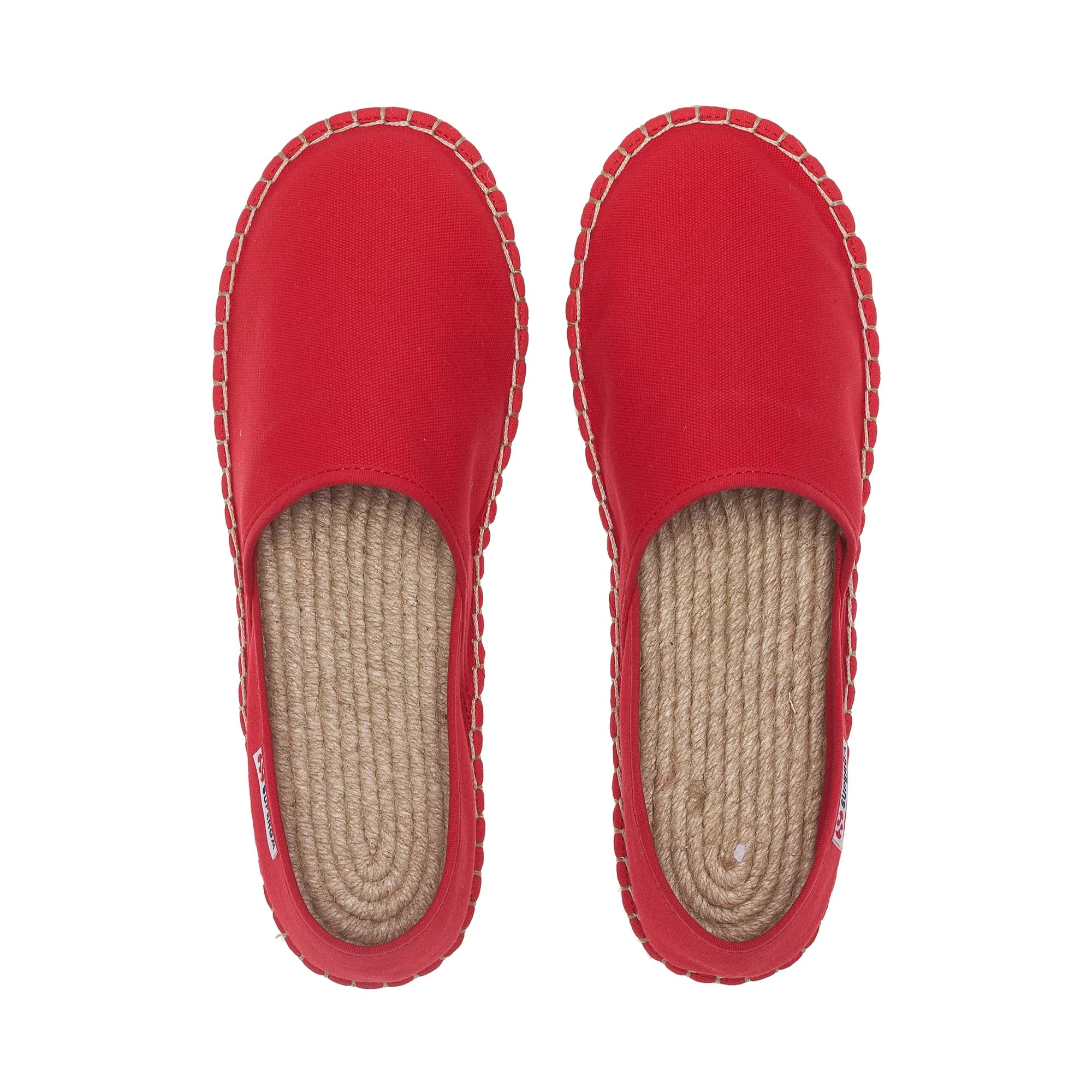 3009 CANVAS ESPADRILLA - Espadrilles - Low Heel - Unisex - Red-Natural - Image 4