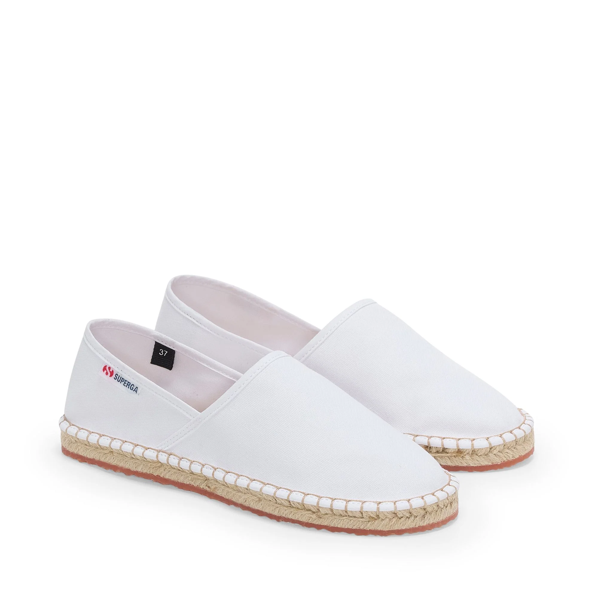 3009 CANVAS ESPADRILLA - Espadrilles - Low Heel - Unisex - White-Natural - Image 2