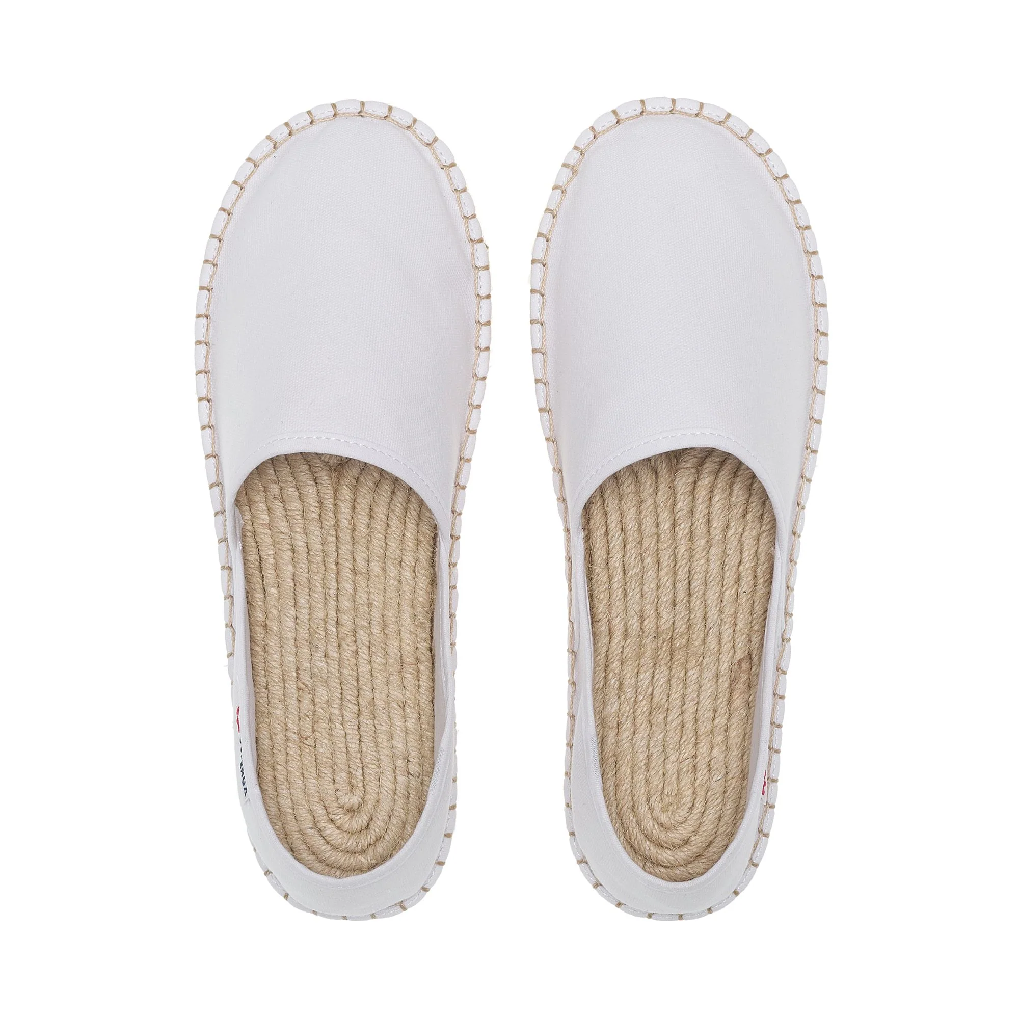 3009 CANVAS ESPADRILLA - Espadrilles - Low Heel - Unisex - White-Natural - Image 4