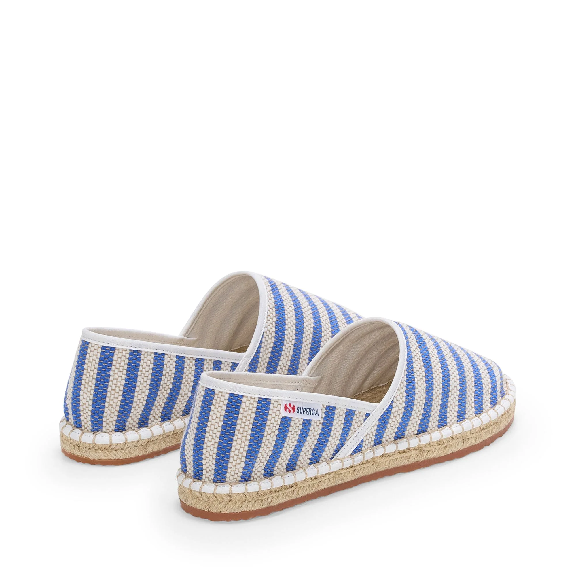 3009 COTTON STRIPES - Espadrilles - Low Heel - Unisex - Blue-Off White - Image 3