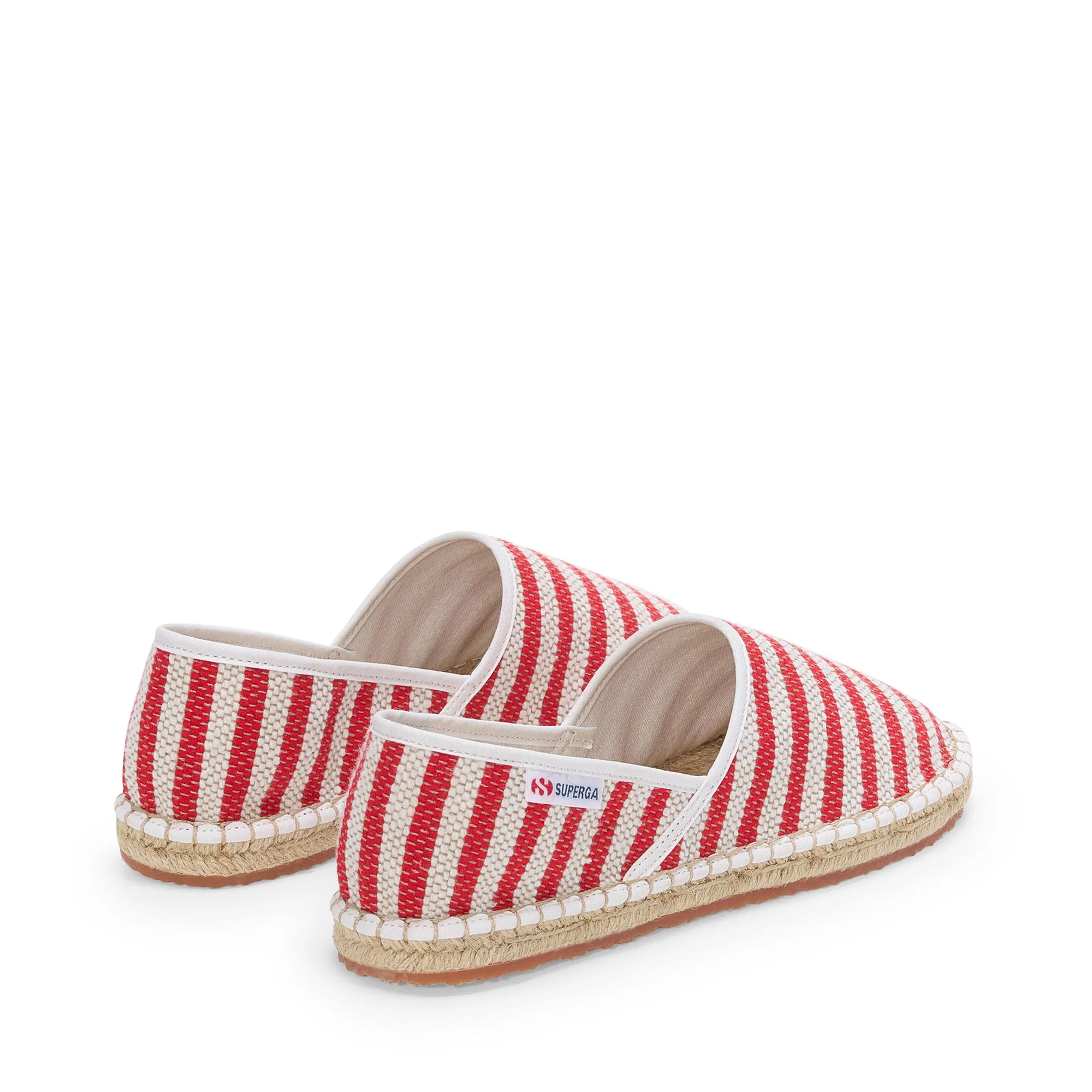 3009 COTTON STRIPES - Espadrilles - Low Heel - Unisex - Red-Off White - Image 3