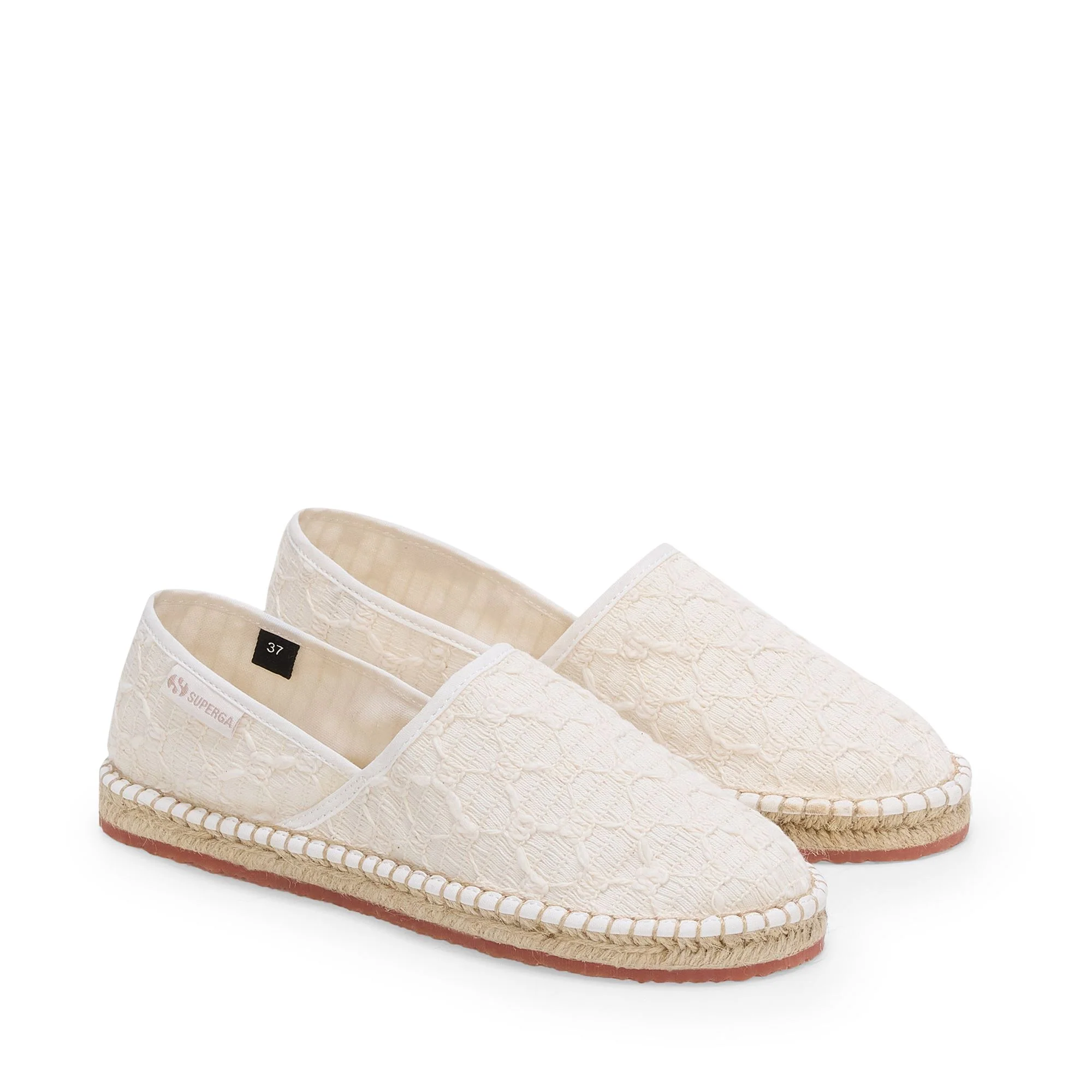 3009 CROCHET ROPE - Espadrilles - Low Heel - Woman - White Avorio Natural - Image 2
