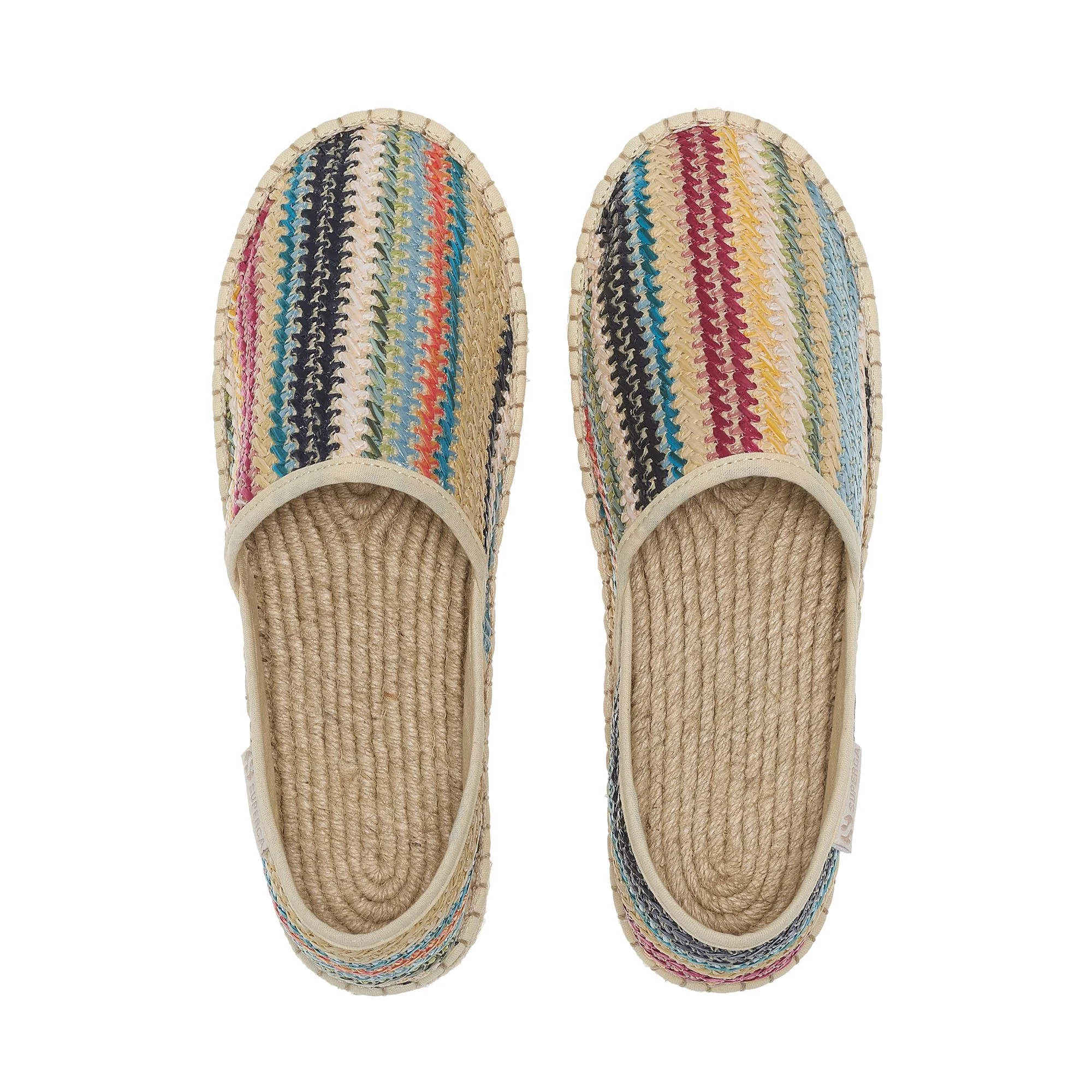 3009 RAFFIA ROPE - Espadrilles - Low Heel - Woman - Blue Weaving - Image 4