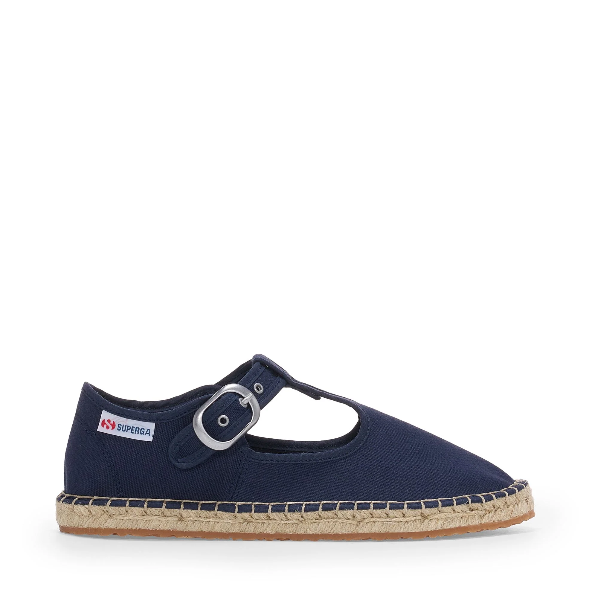 3010 MARY JANE ESPADRILLAS - Espadrilles - Low Heel - Woman - Blue Navy-Natural