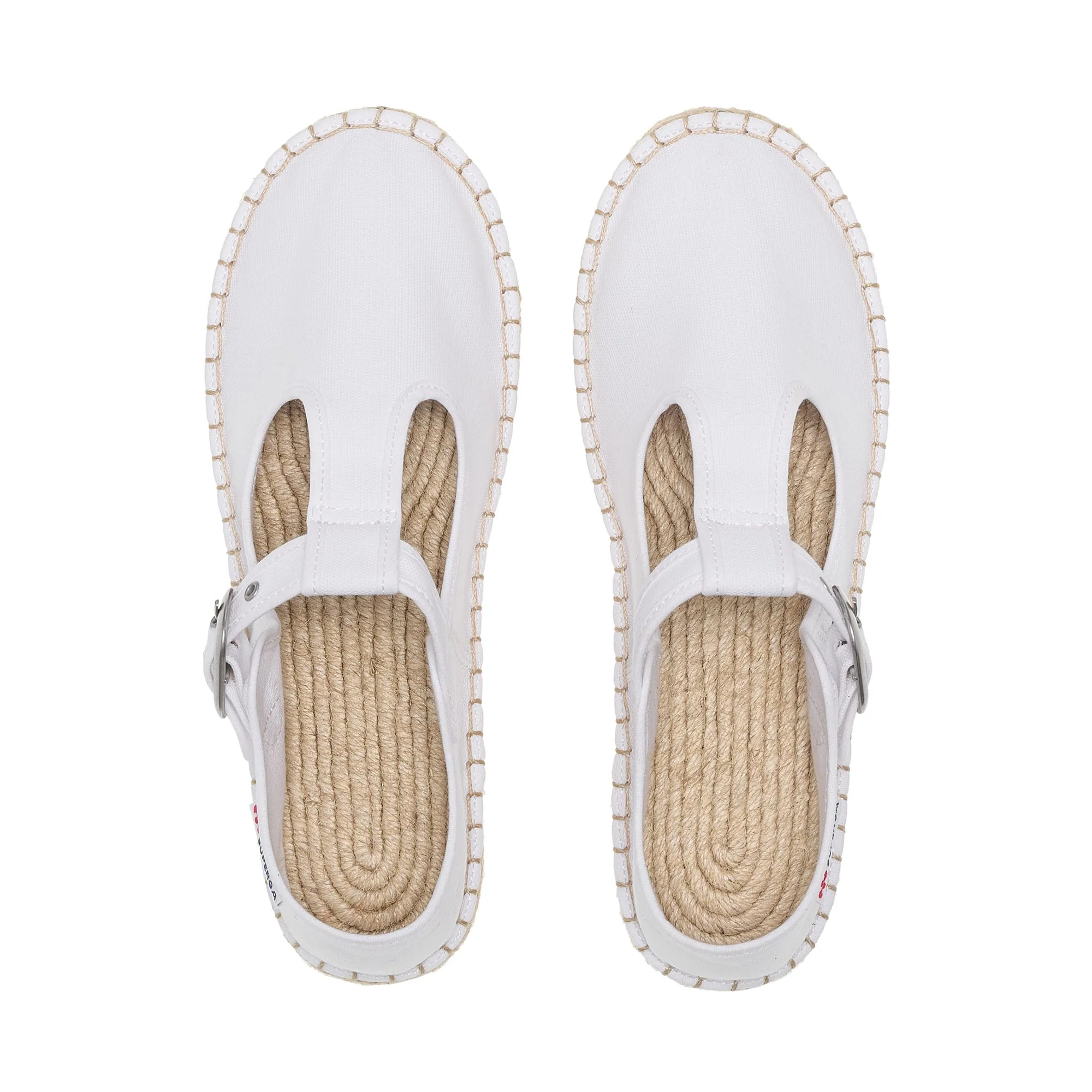 3010 MARY JANE ESPADRILLAS - Espadrilles - Low Heel - Woman - White-Natural - Image 4