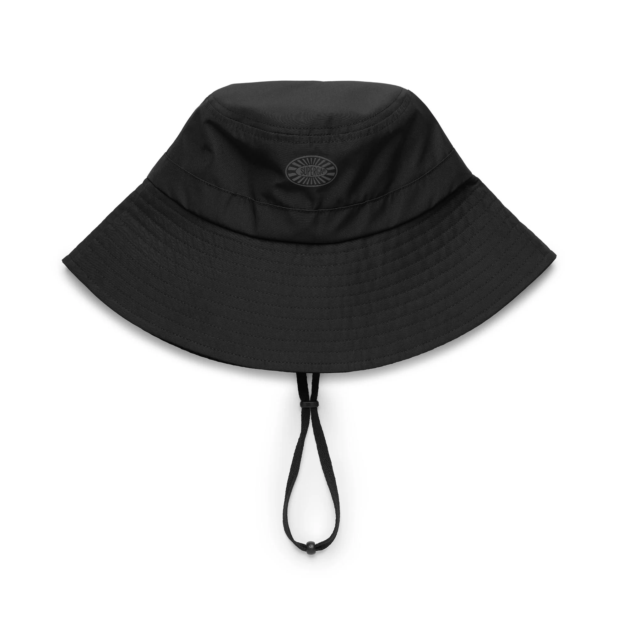 BUCKET HAT RAGGIERA LOGO - Headwear - Hat - Unisex - Black-Grey MD