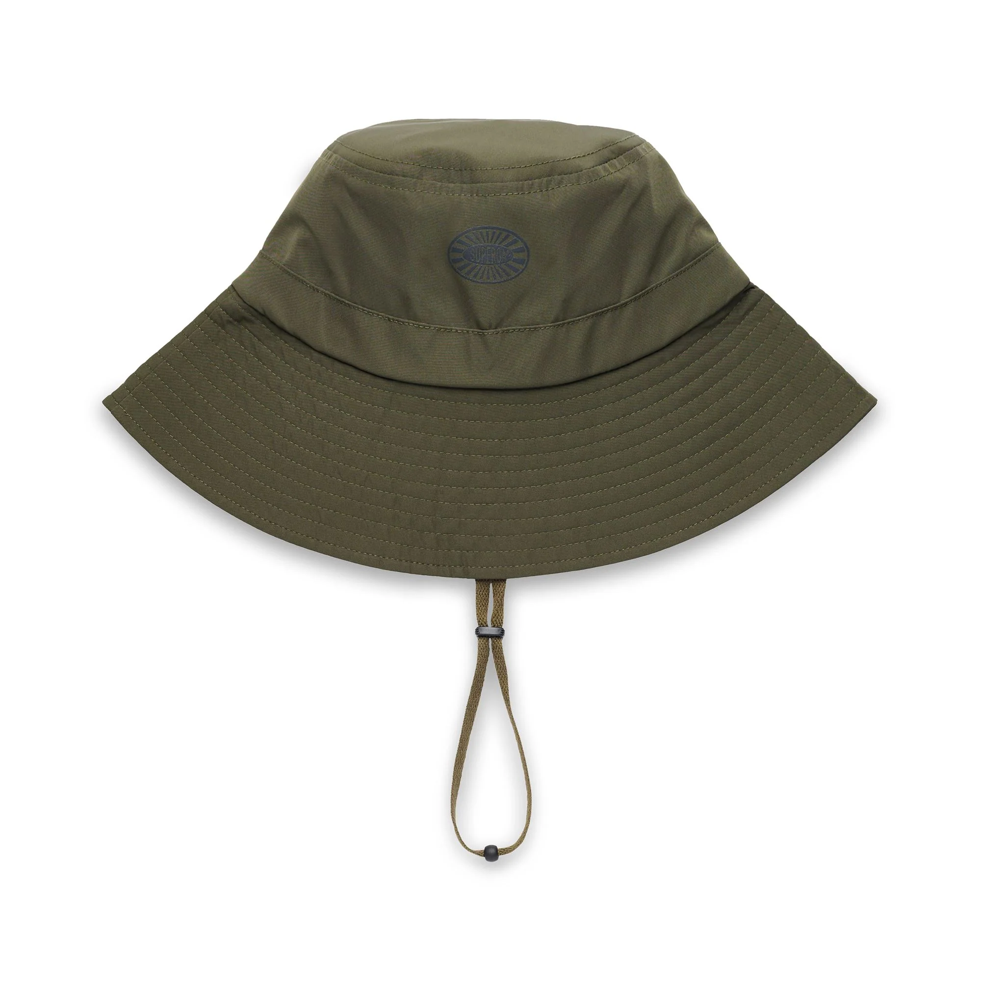 BUCKET HAT RAGGIERA LOGO - Headwear - Hat - Unisex - Green Sherwood-Black-Green Woodland
