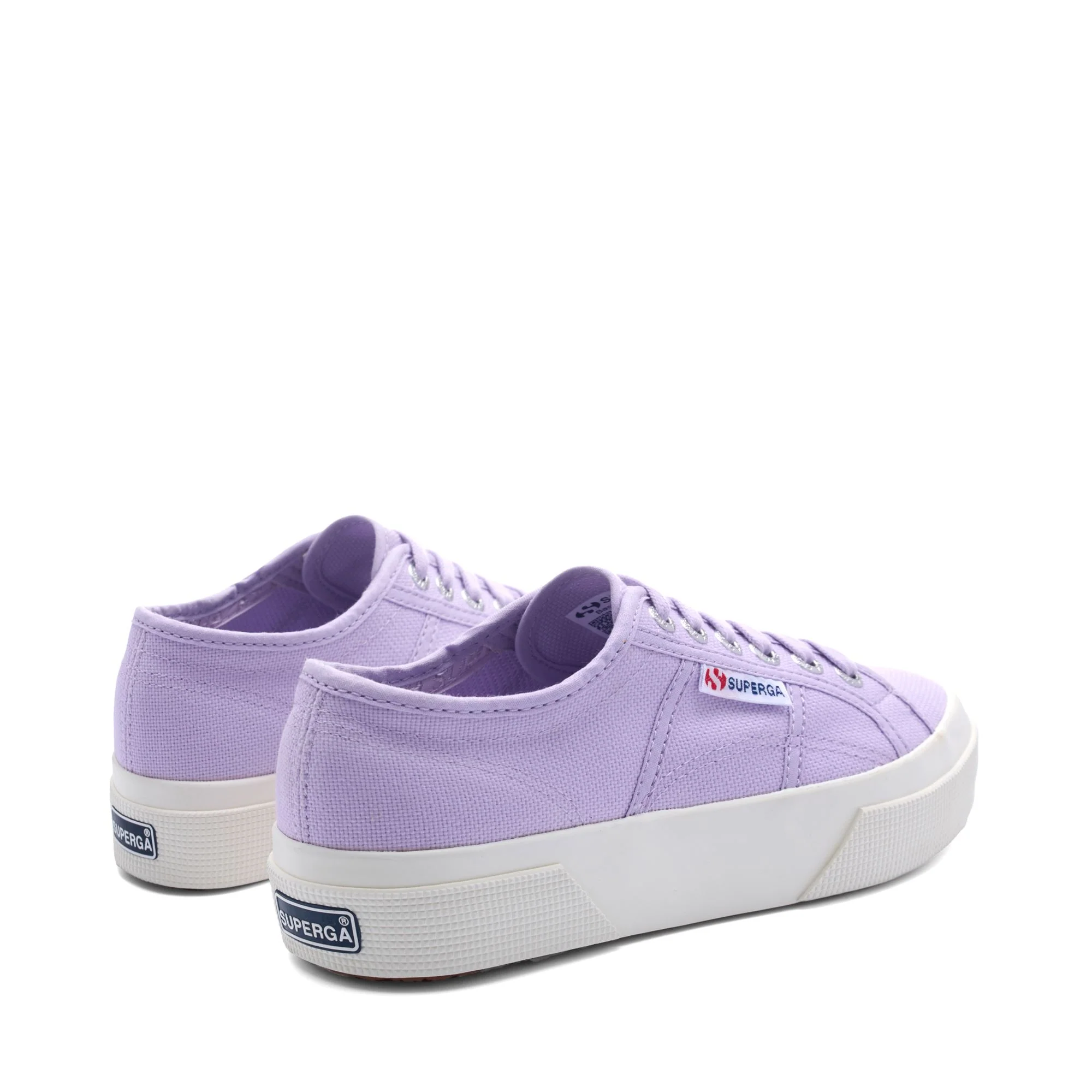 2740 PLATFORM - Lady Shoes - Wedge - Unisex - Violet Lilla-F Avorio - Image 3
