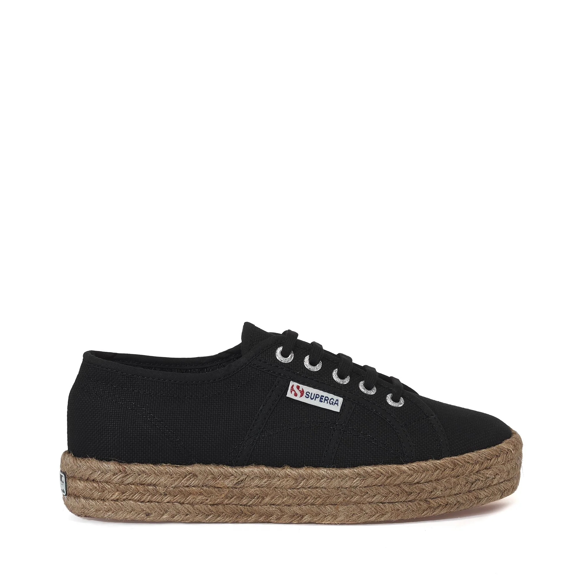 2730 ROPE - Lady Shoes - Wedge - Woman - Black