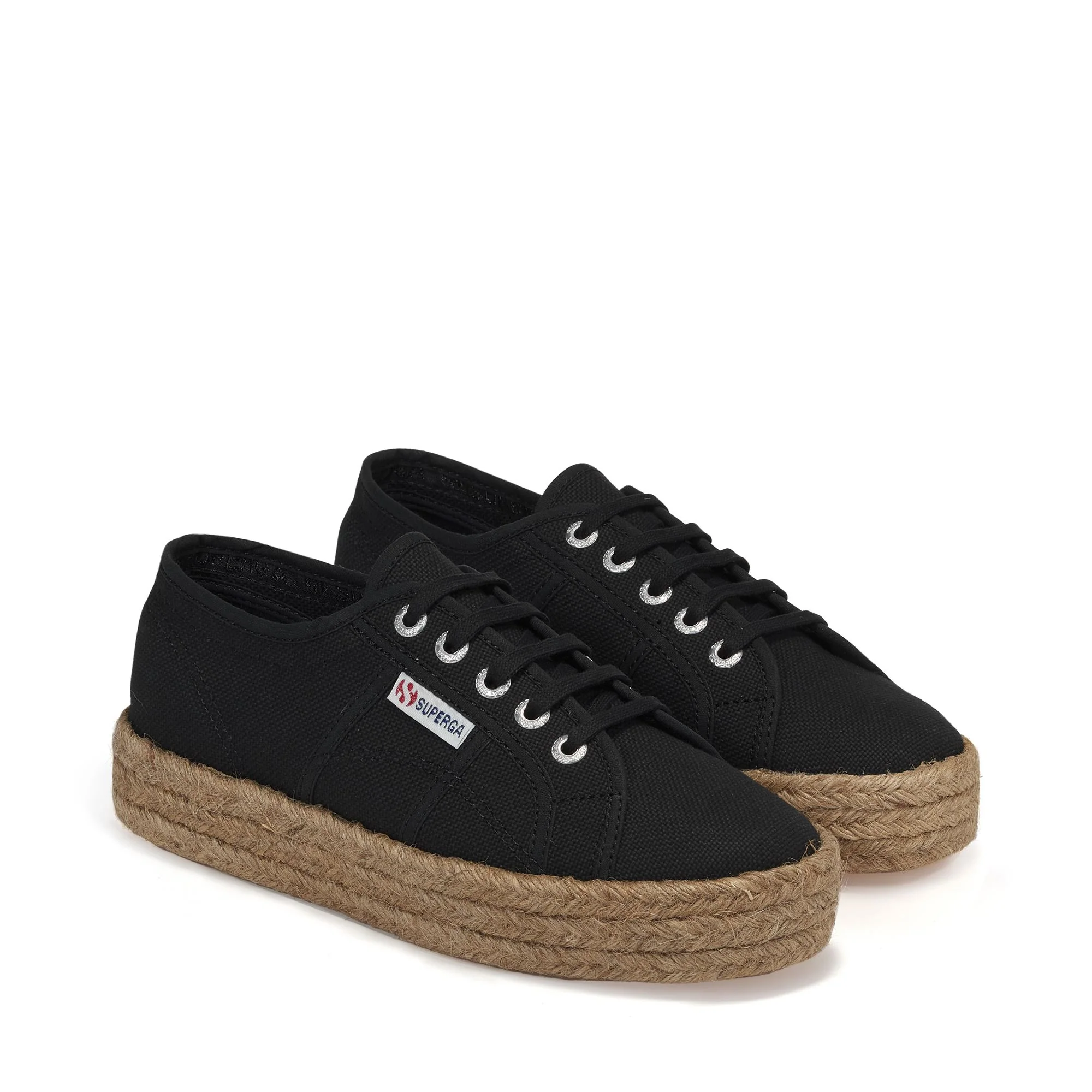 2730 ROPE - Lady Shoes - Wedge - Woman - Black - Image 2