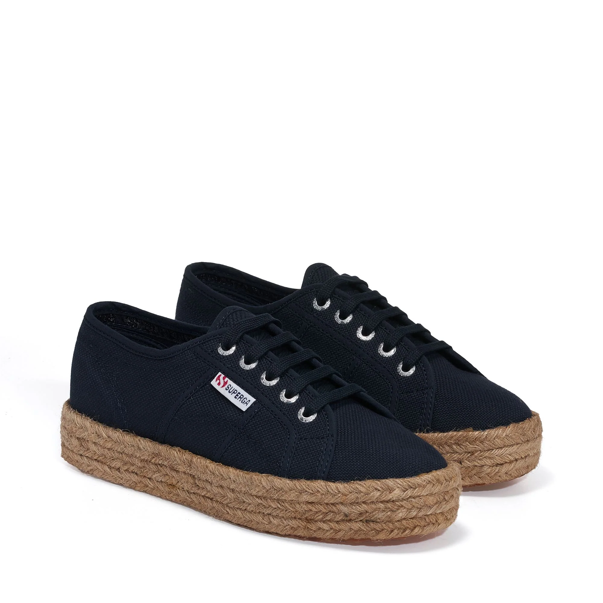2730 ROPE - Lady Shoes - Wedge - Woman - Blue Navy - Image 2