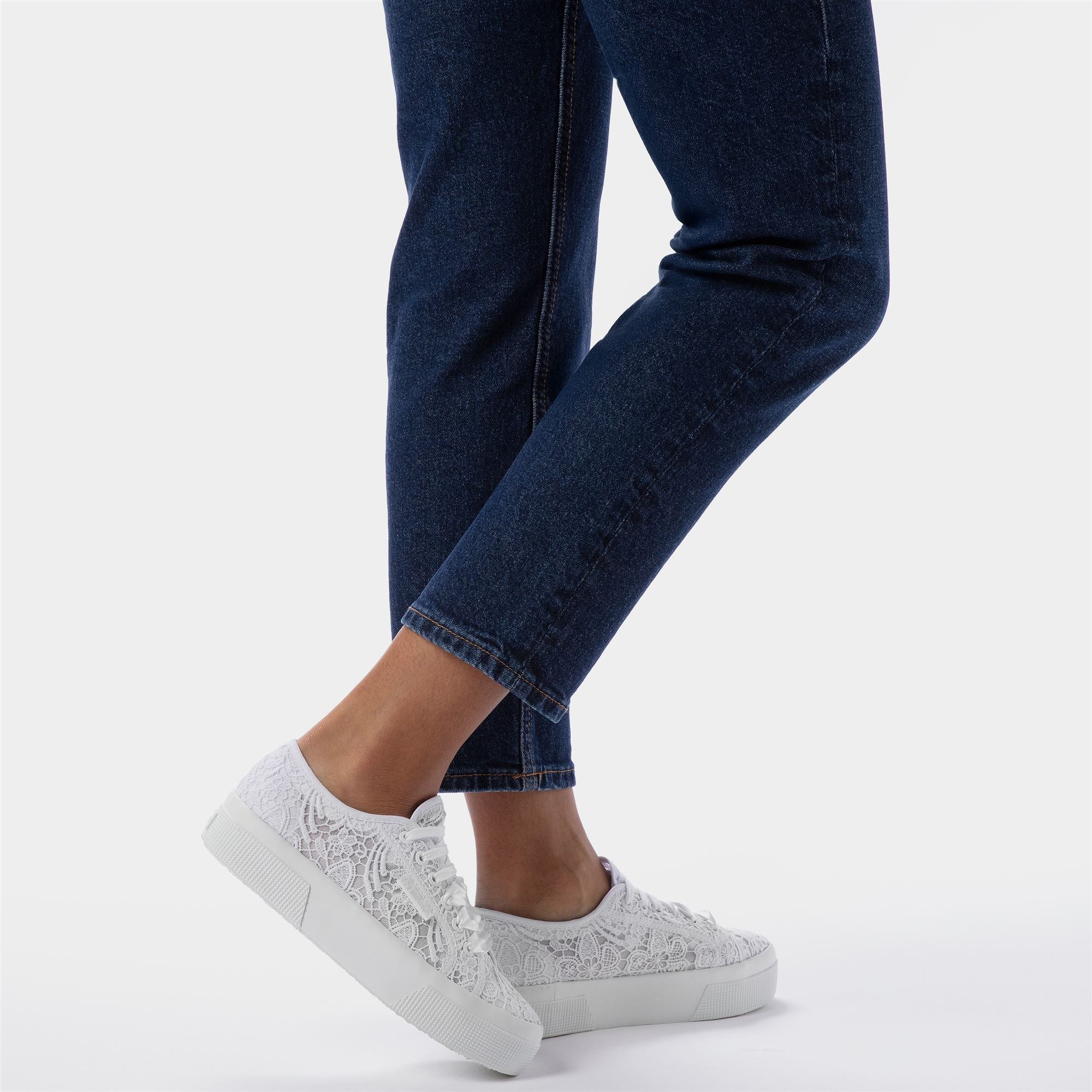 2740 FLOWER MACRAME - Lady Shoes - Wedge - Woman - Total White - Image 7
