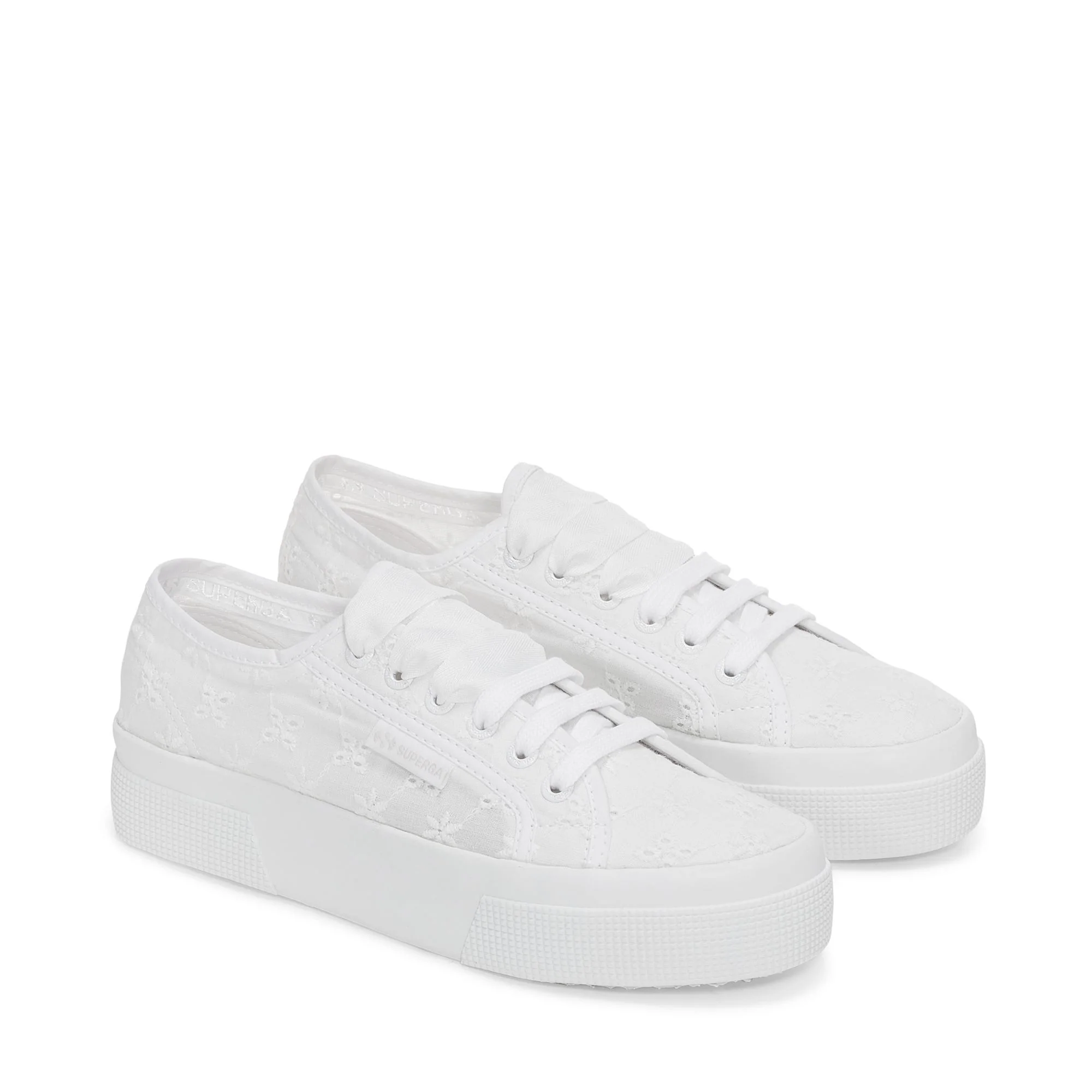 2740 FLOWER SANGALLO - Lady Shoes - Wedge - Woman - Total White - Image 2