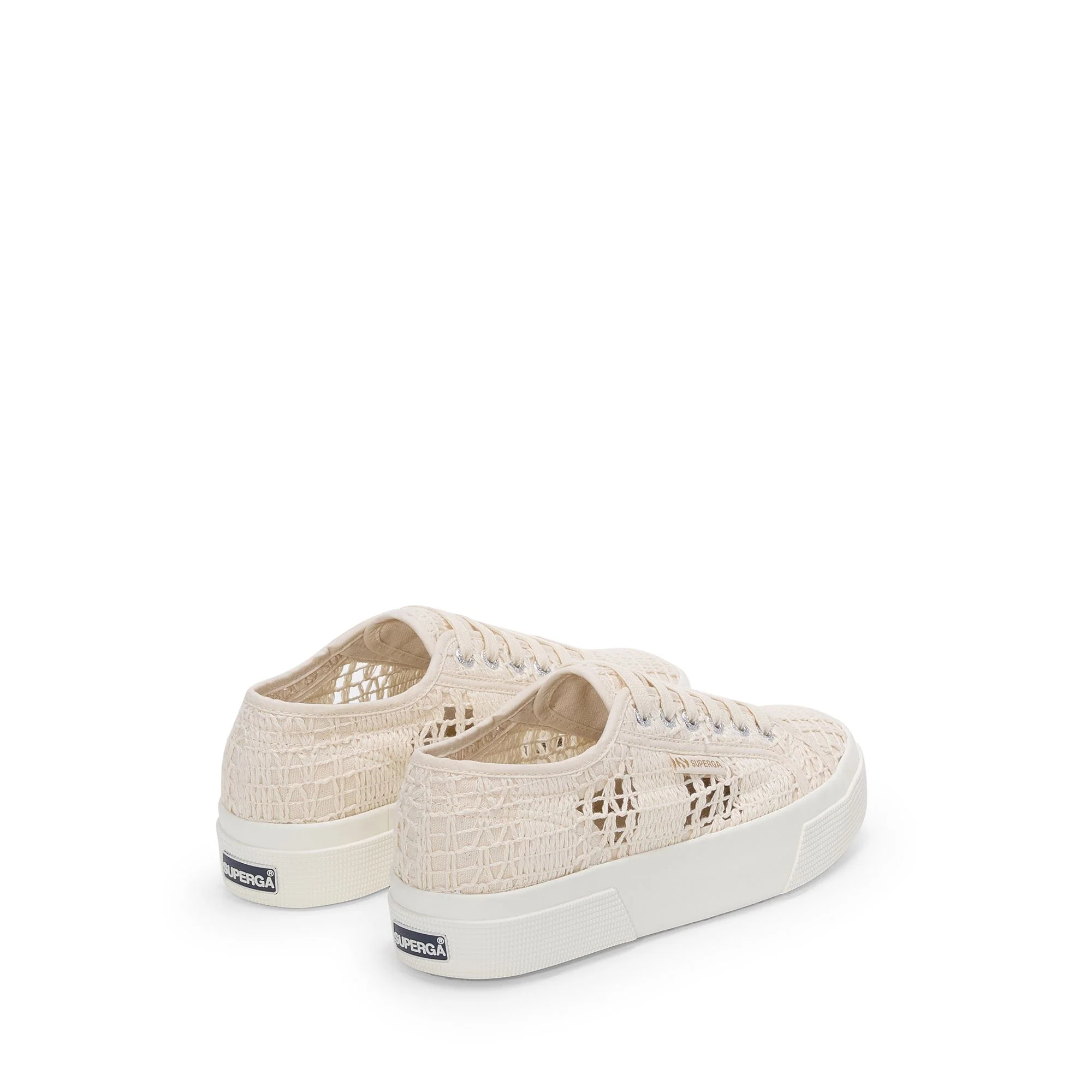 2740 PLATFORM CROCHET - Lady Shoes - Wedge - Woman - Beige Raw Braid-FAvorio - Image 3