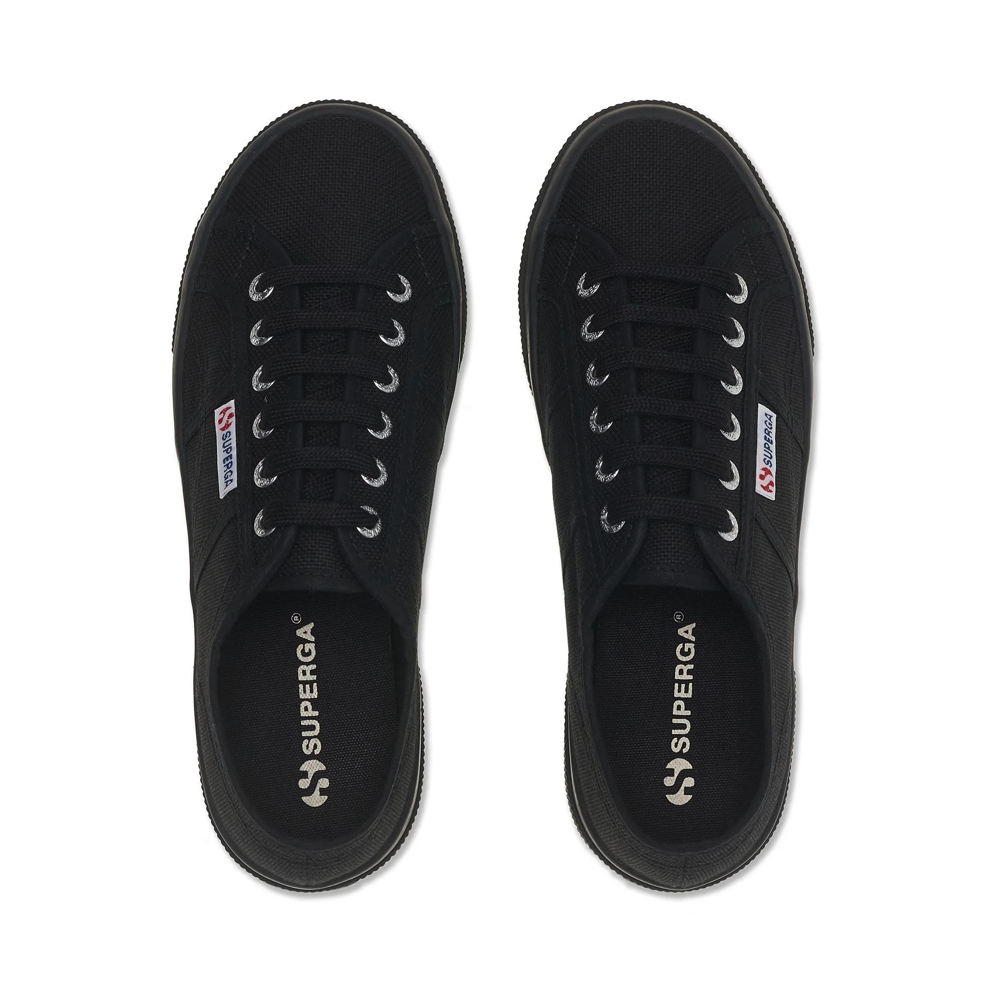 2740 PLATFORM - Lady Shoes - Wedge - Unisex - Full Black-Black - Image 4