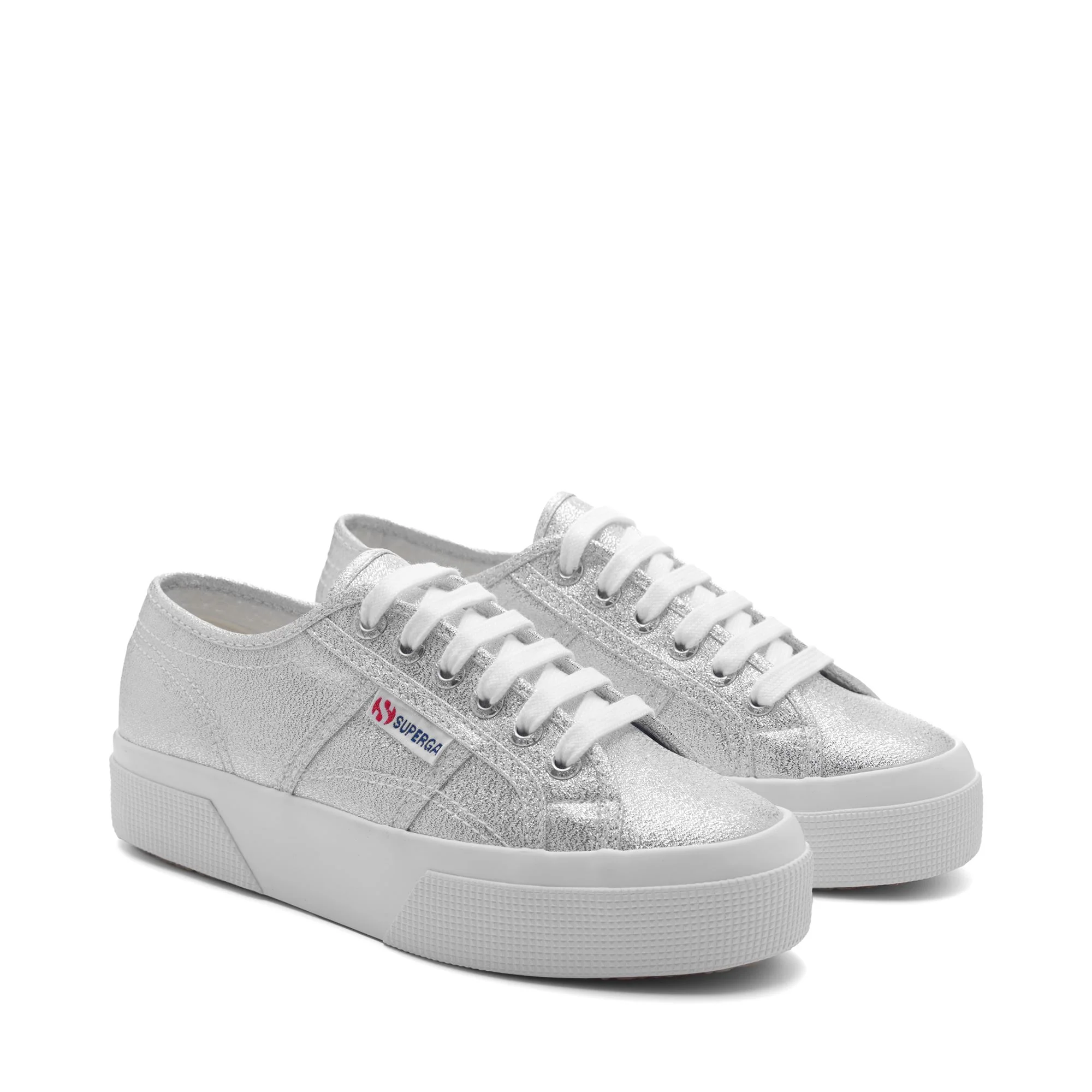 2740 PLATFORM LAME - Lady Shoes - Wedge - Woman - Grey Silver - Image 2