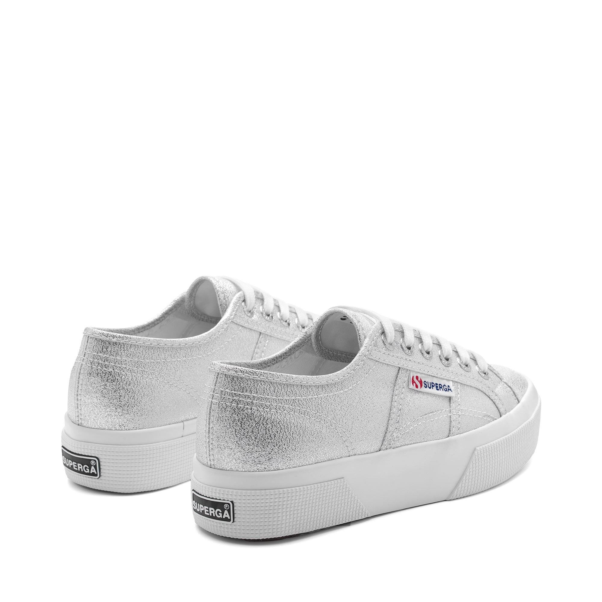 2740 PLATFORM LAME - Lady Shoes - Wedge - Woman - Grey Silver - Image 3