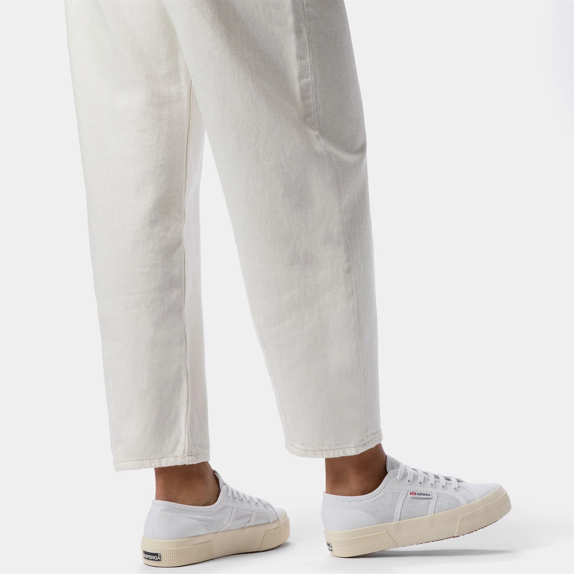 2740 PLATFORM LINEN - Lady Shoes - Wedge - Woman - White-F Off White - Image 7