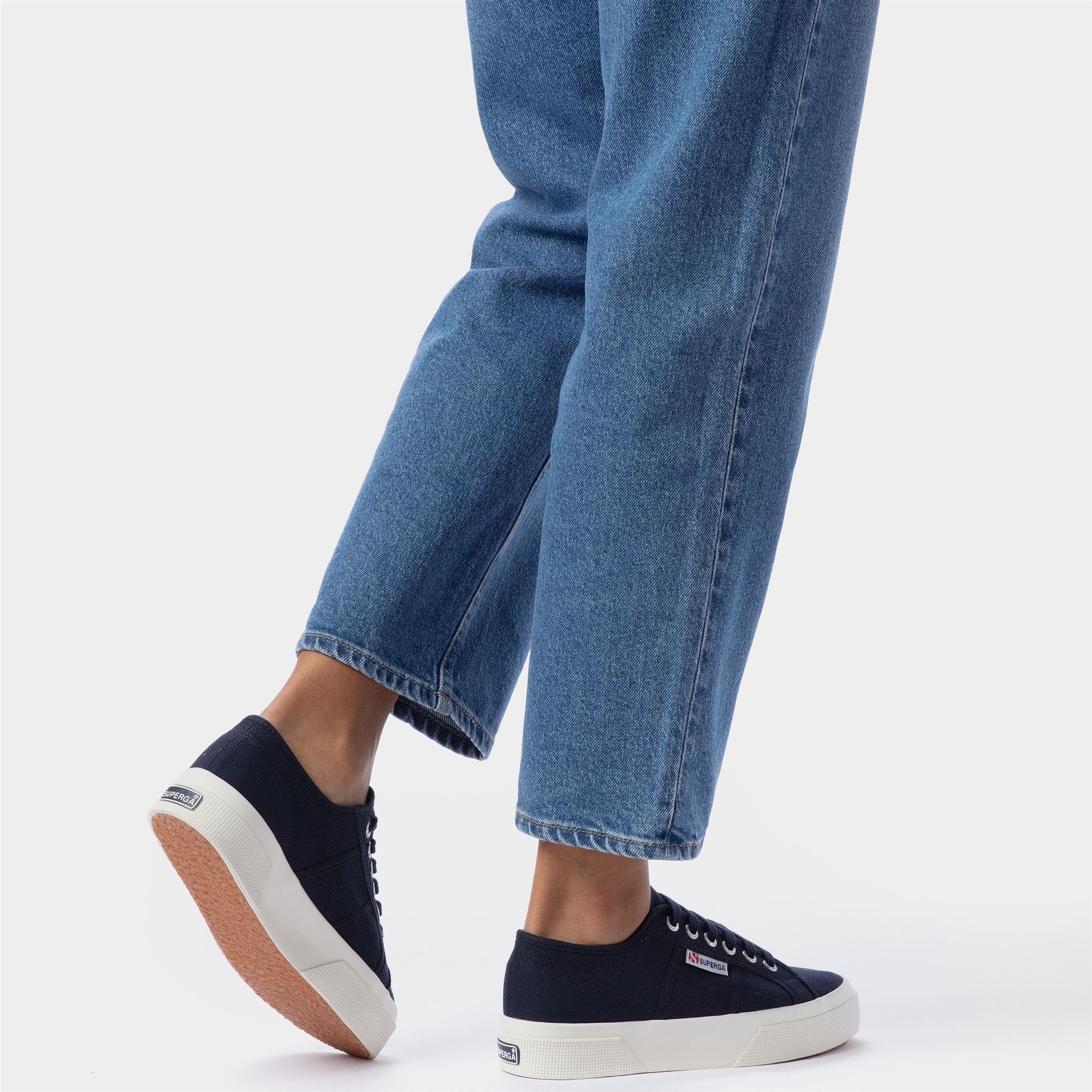 2740 PLATFORM - Lady Shoes - Wedge - Unisex - Navy-FAvorio - Image 7
