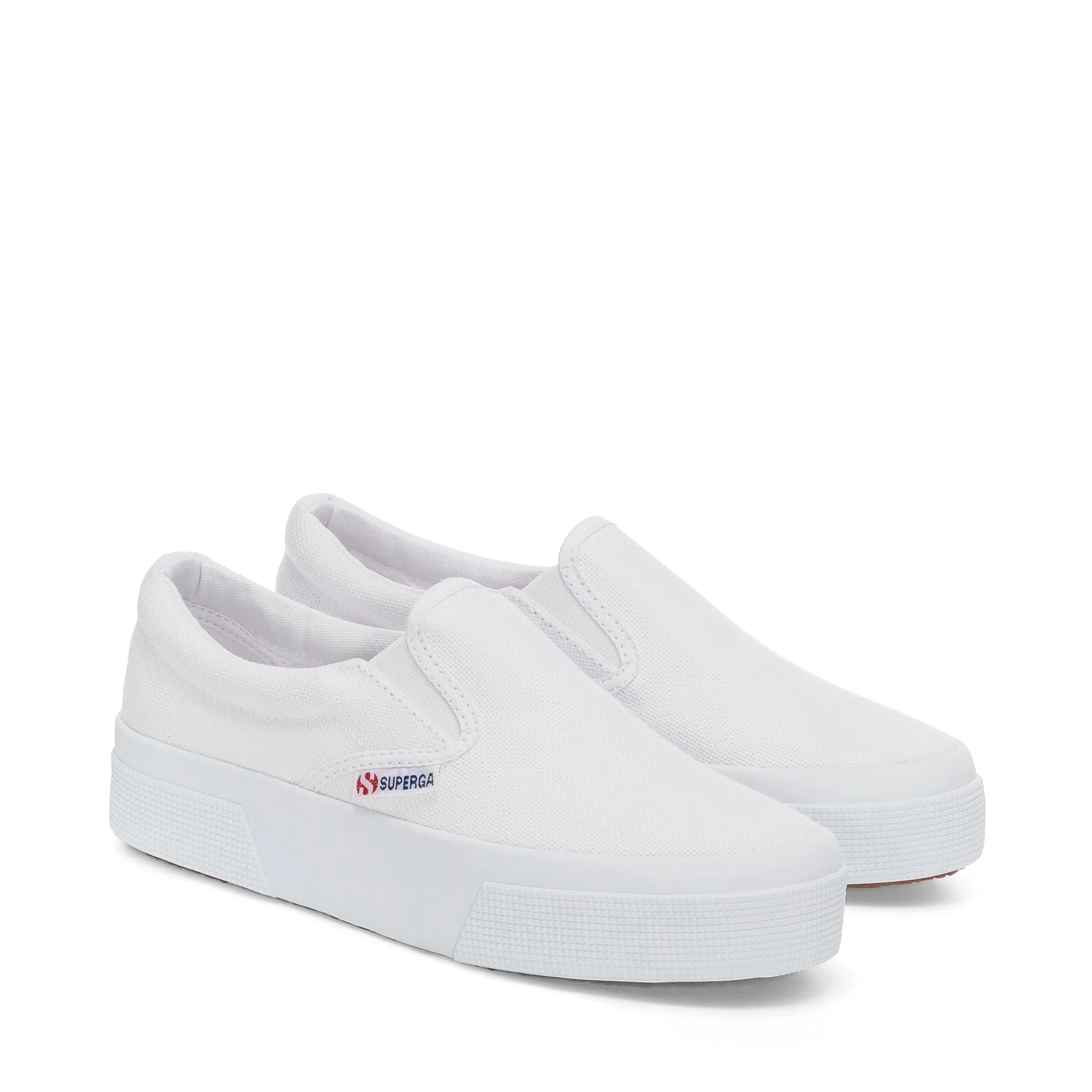 2740 PLATFORM SLIPON - Lady Shoes - Wedge - Woman - White - Image 2