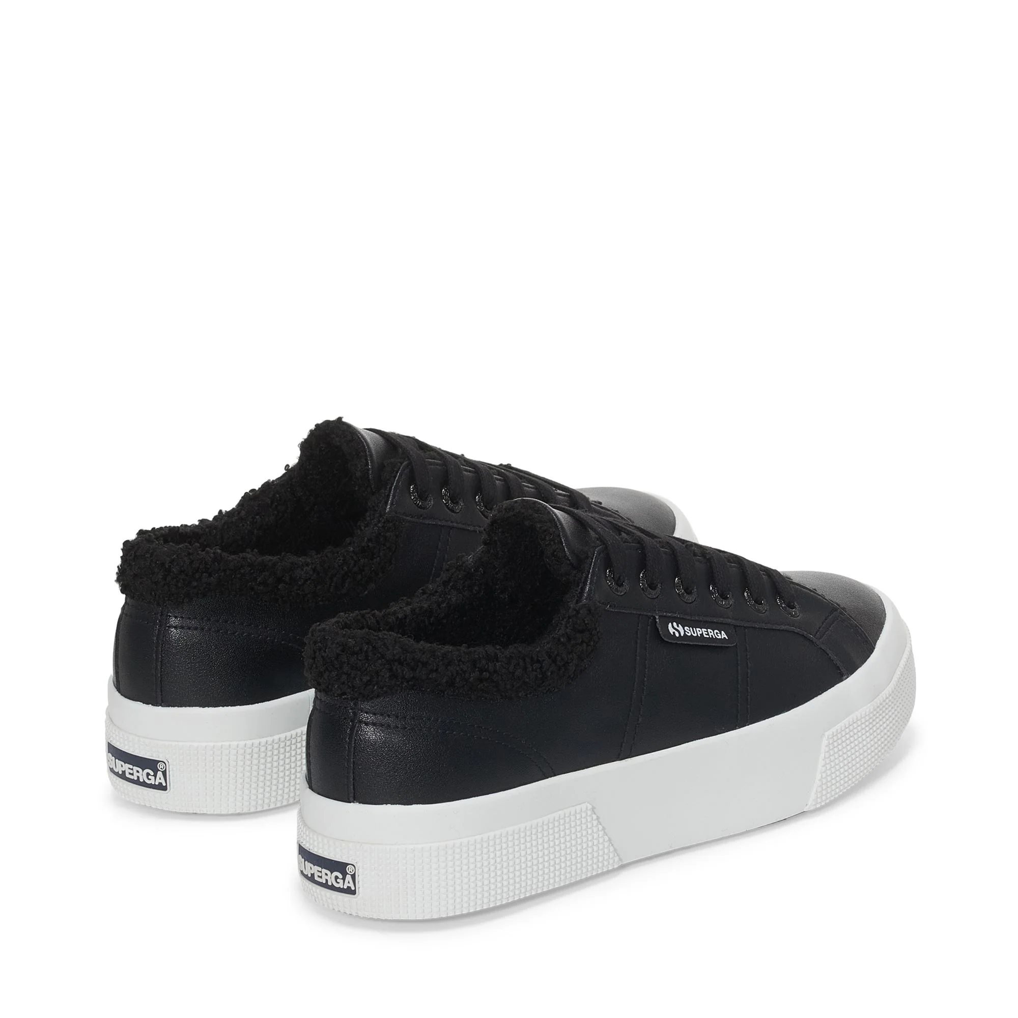 2740 PLATFORM VEGAN MATERIAL - Lady Shoes - Wedge - Woman - Black - Image 3