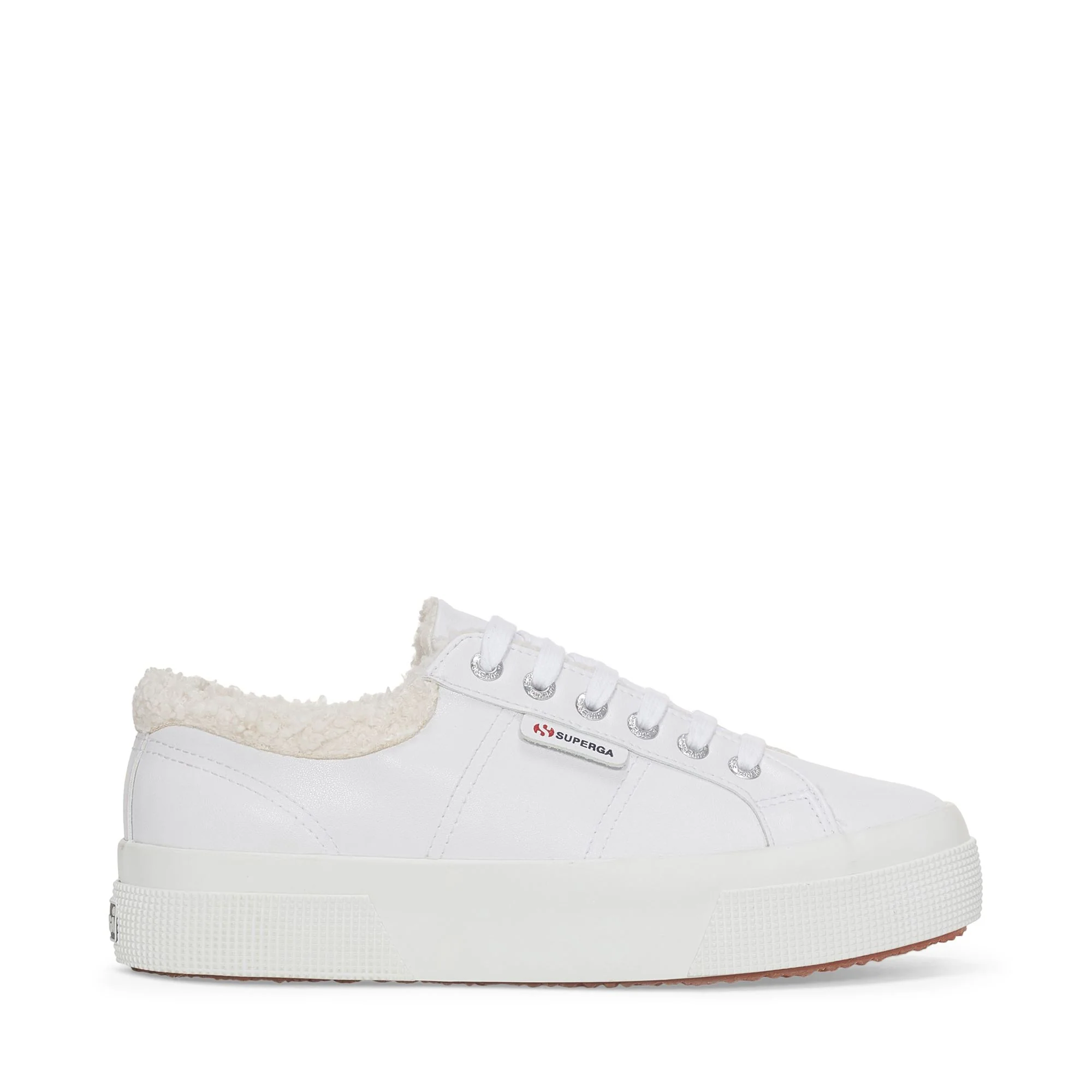 2740 PLATFORM VEGAN MATERIAL - Lady Shoes - Wedge - Woman - White Ice