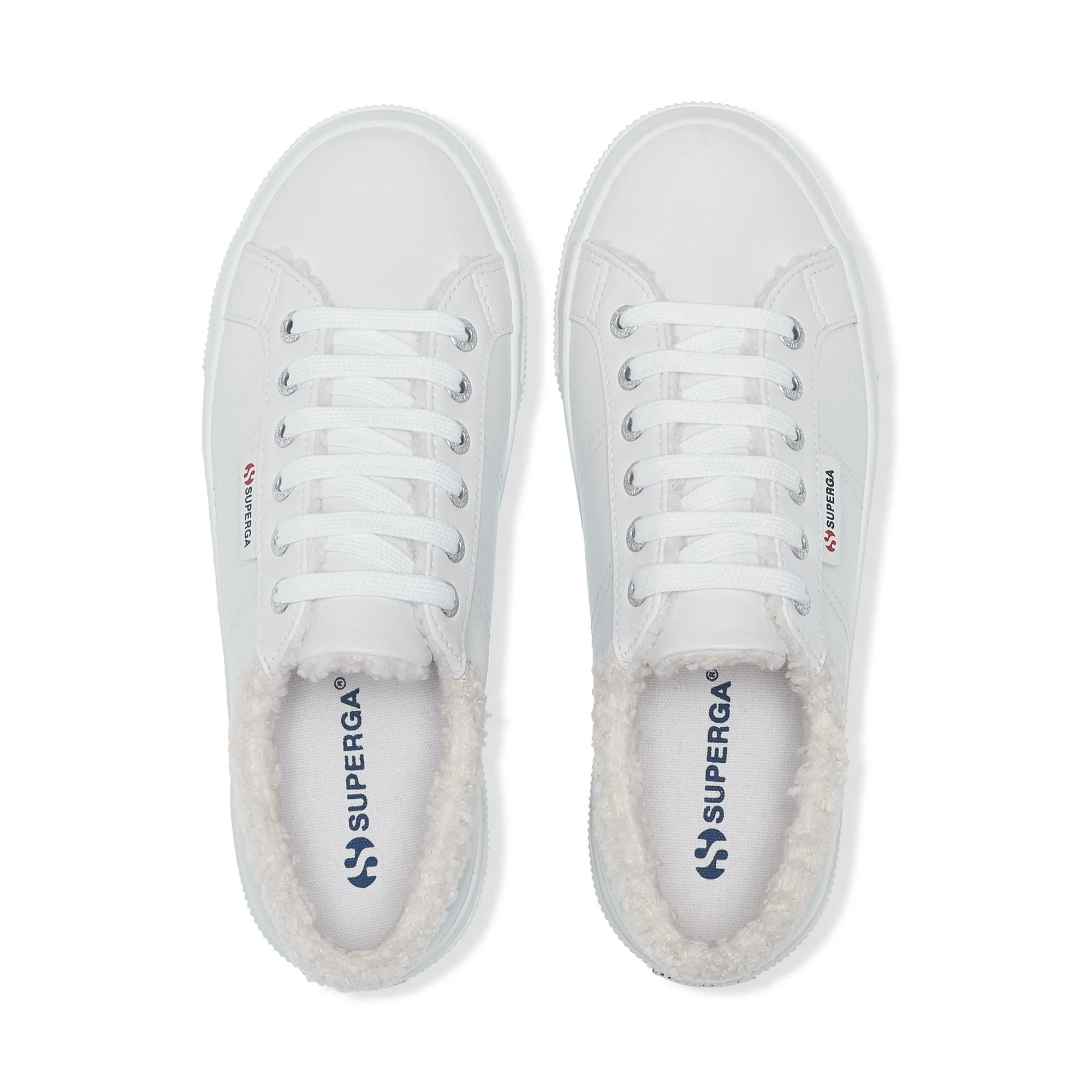 2740 PLATFORM VEGAN MATERIAL - Lady Shoes - Wedge - Woman - White Ice - Image 4
