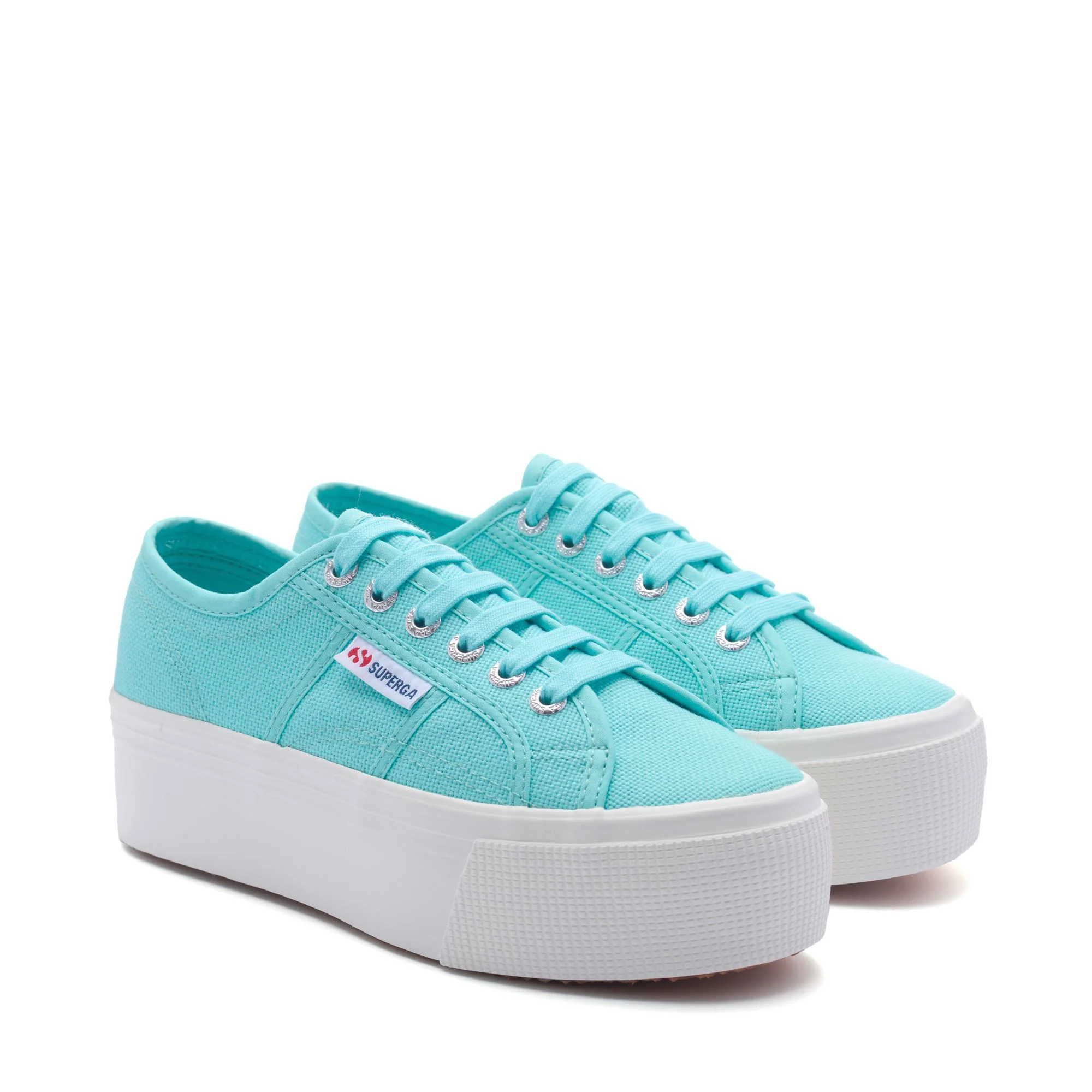 2790 PLATFORM - Lady Shoes - Wedge - Woman - Azure Turquoise-FAvorio - Image 2